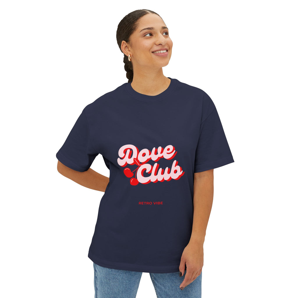 Love Club Oversized Tee - Casual T-Shirt for Lovers