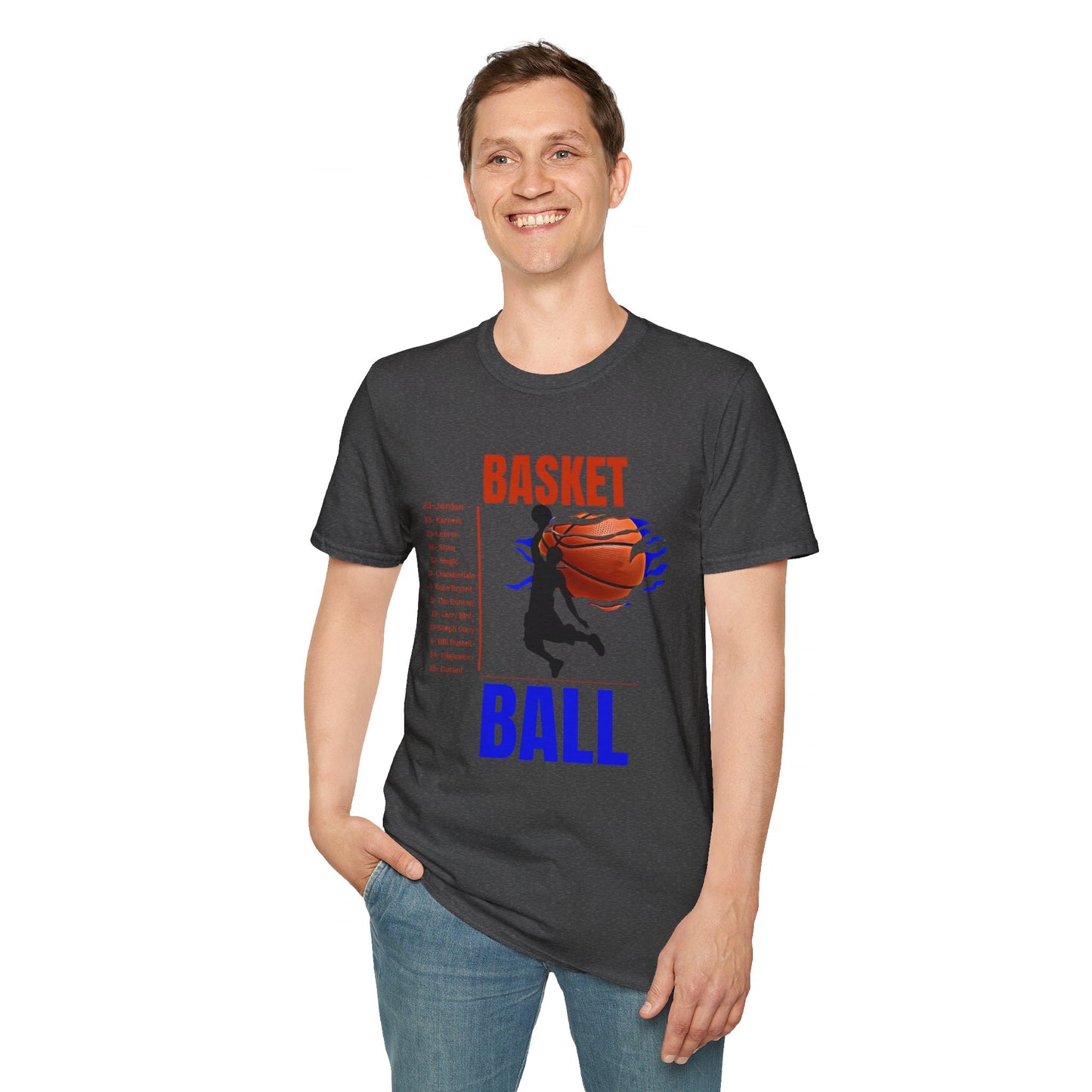 Basketball Greats Adult T-Shirt