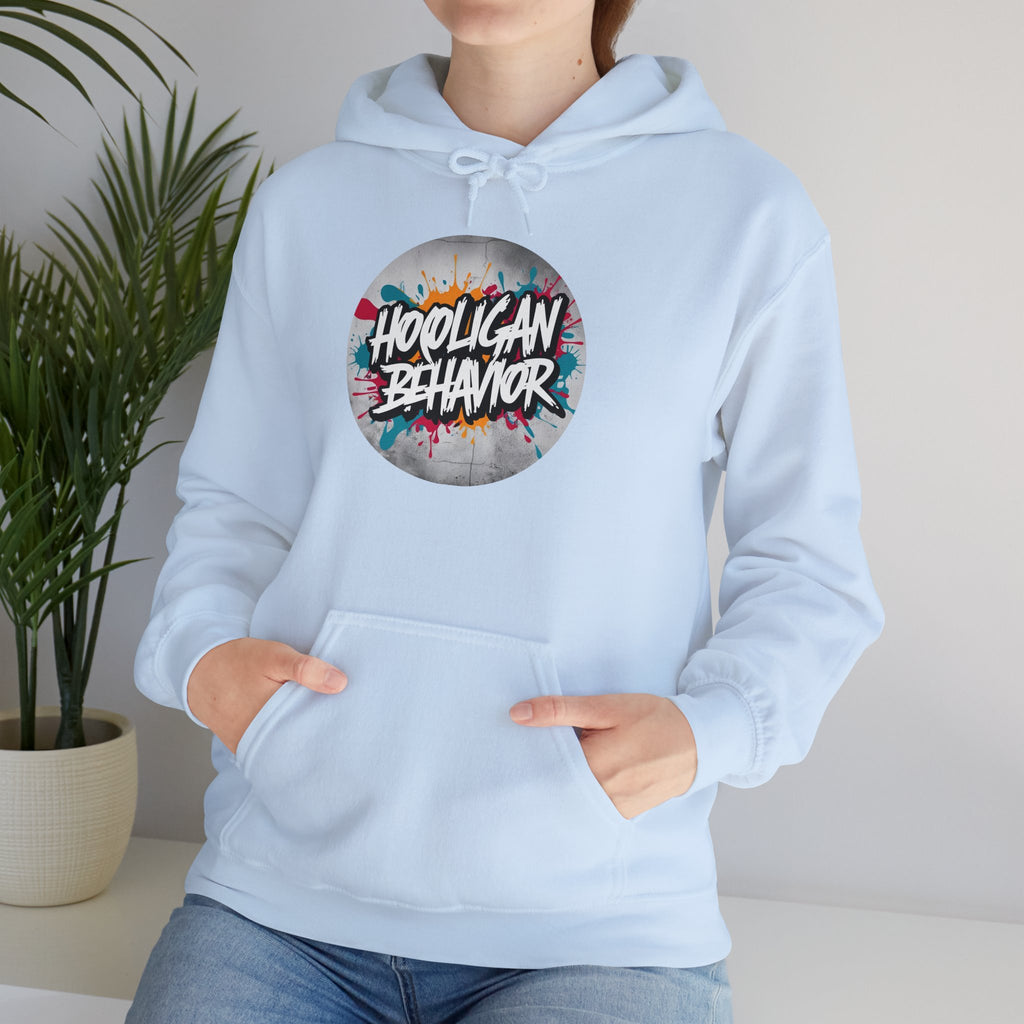 Hooligan Behavior Unisex Heavy Blend Hoodie - Comfortable Streetwear Sweatshirt