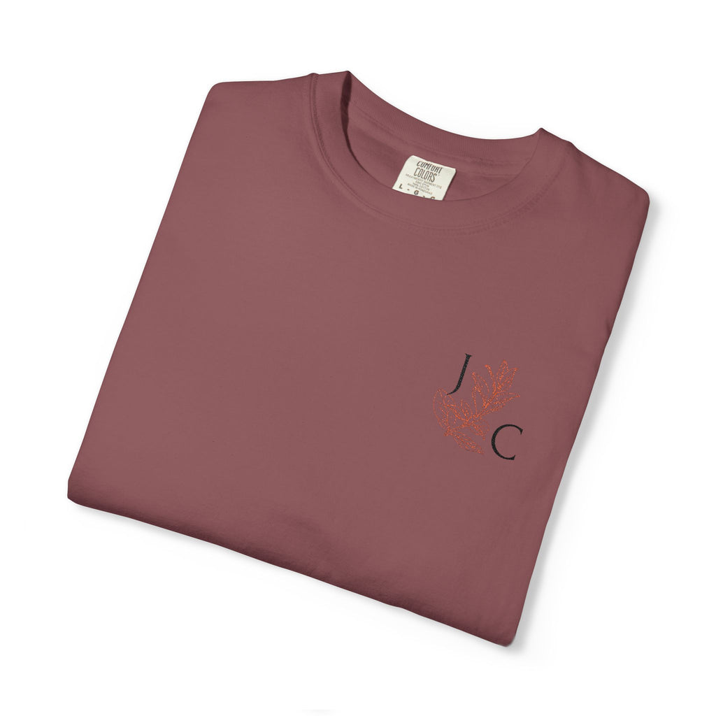 JC's Flower embordered T‑Shirt