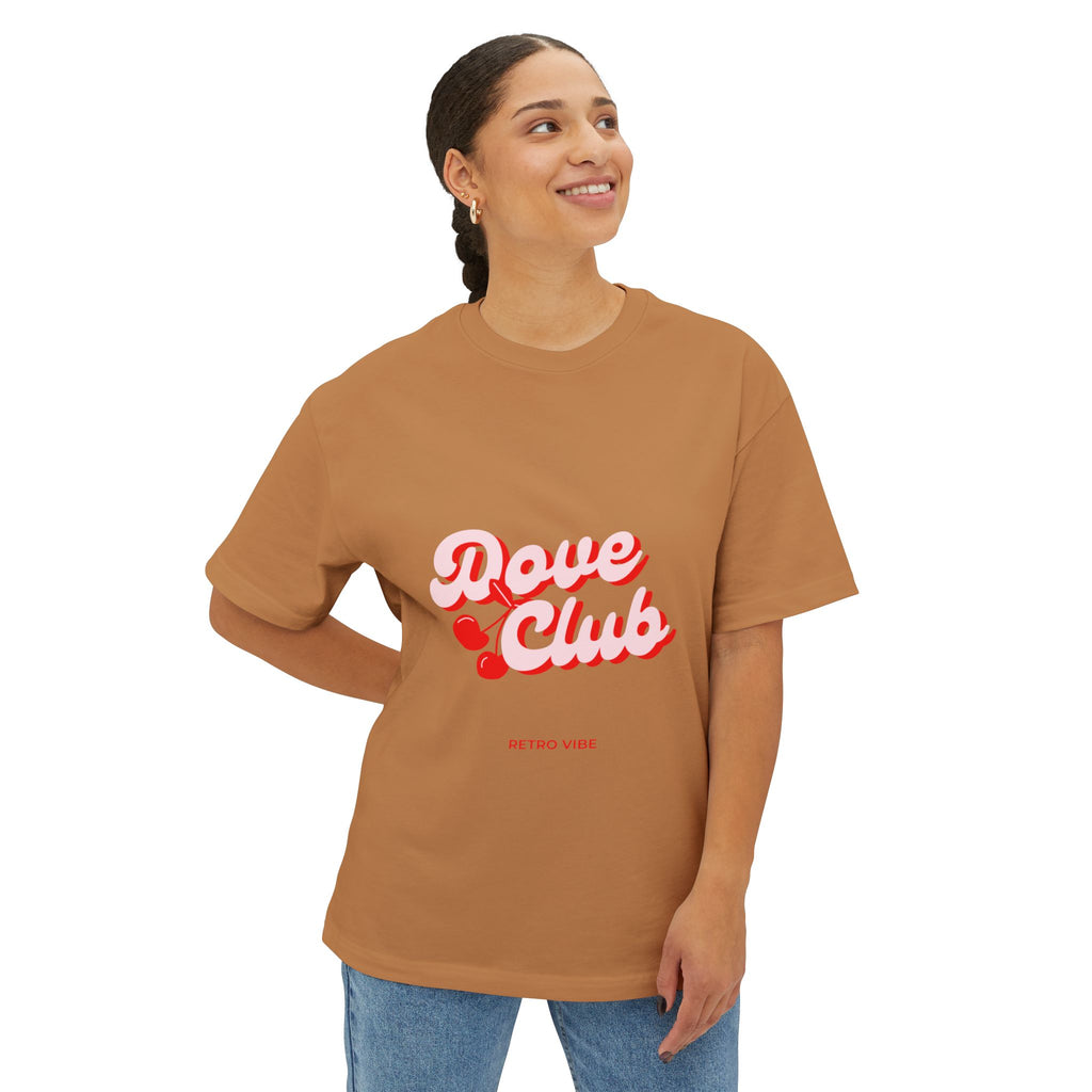 Love Club Oversized Tee - Casual T-Shirt for Lovers