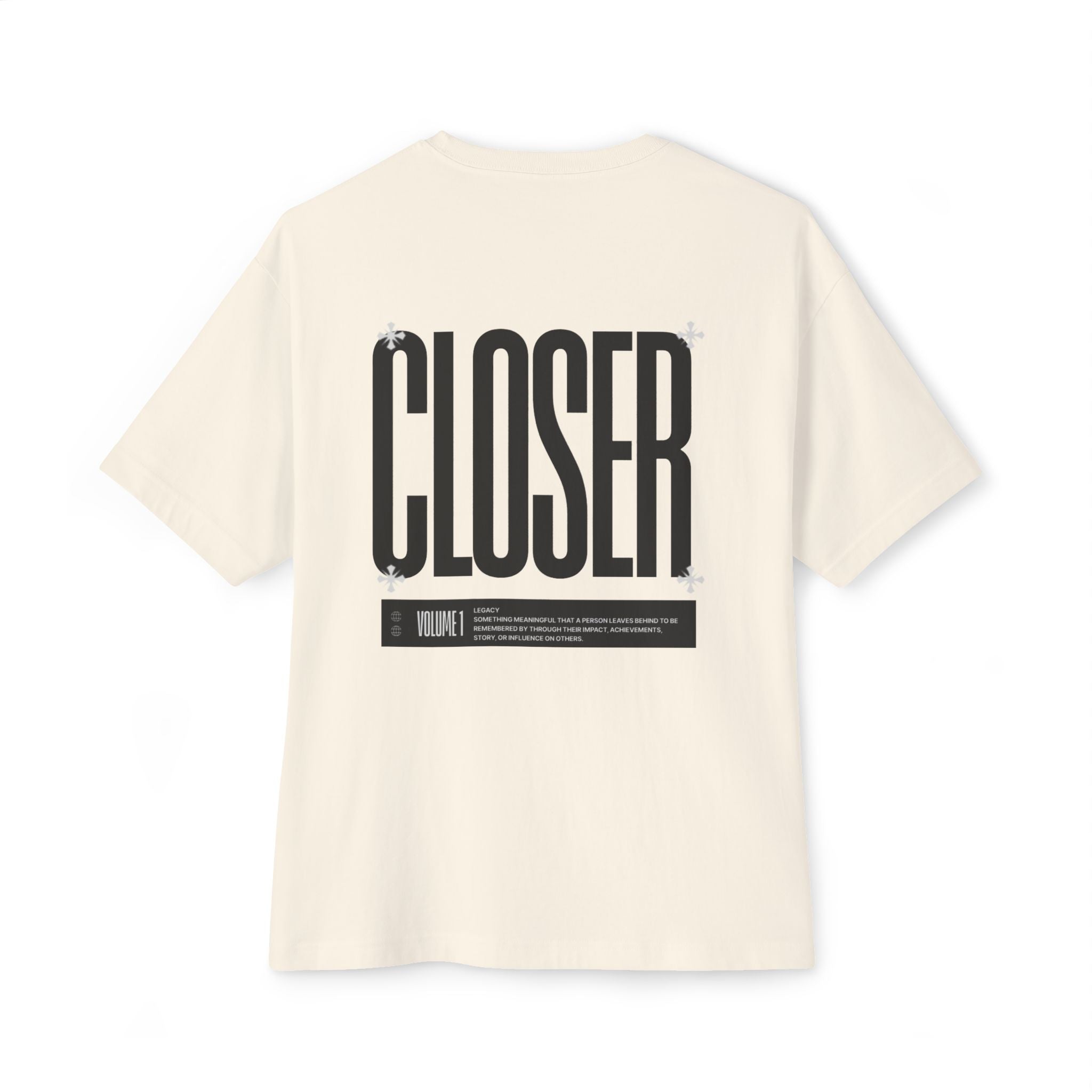 Closer Graphic Tee — Oversized Boxy Pink T‑Shirt