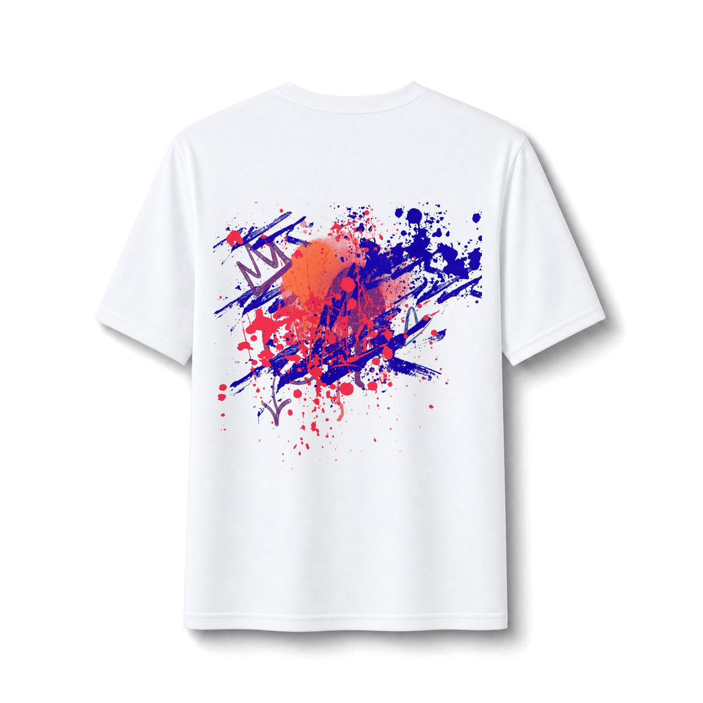 Crazymaind Paint Splatter Performance Tee