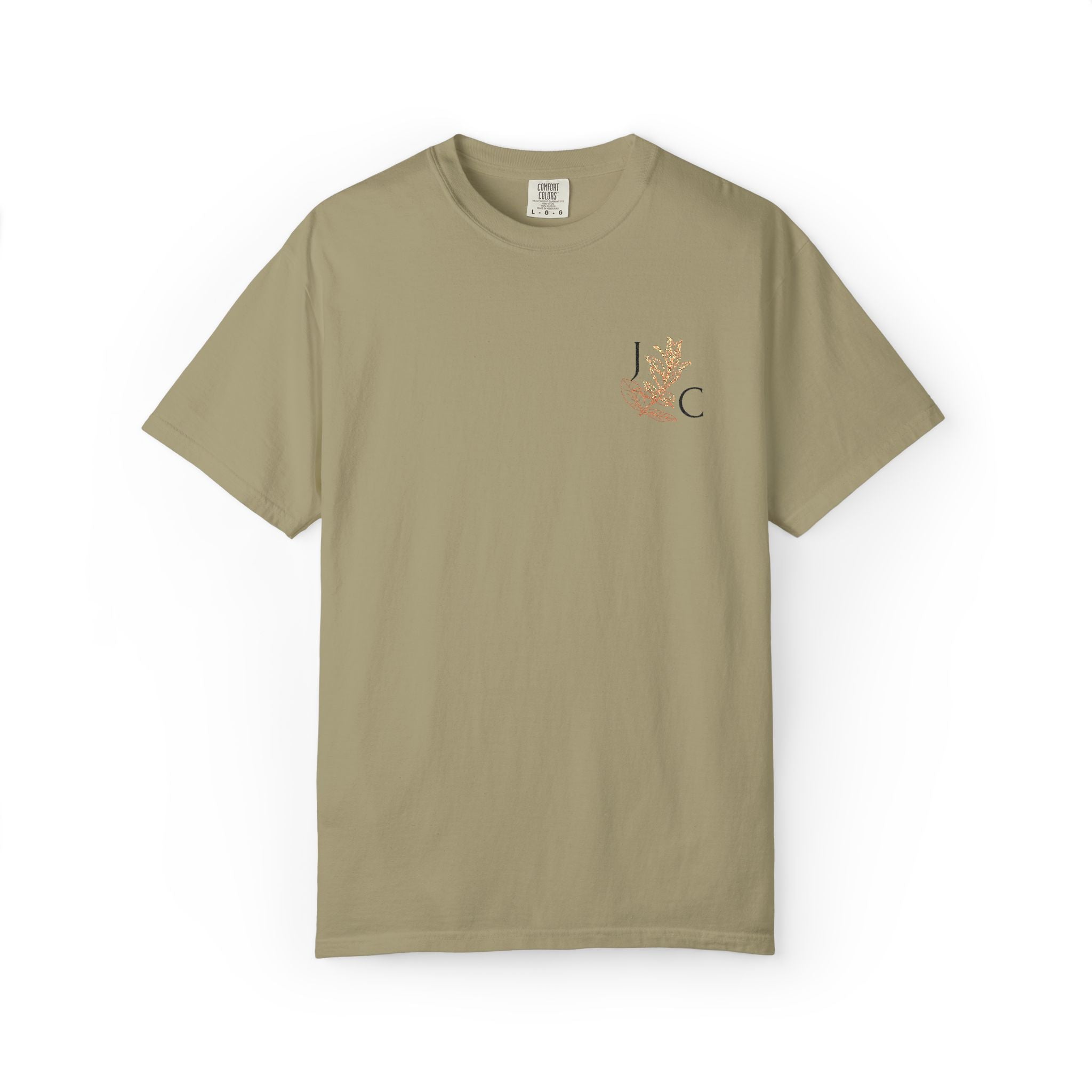 JC's Flower embordered T‑Shirt