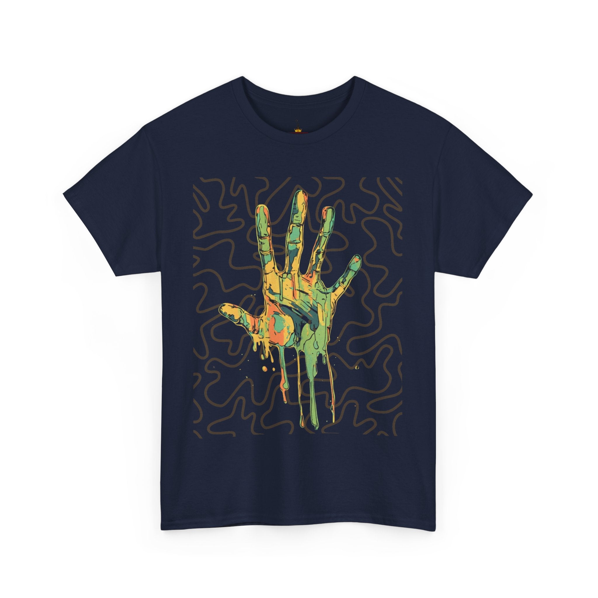 Vibrant Hand Art Tee 1