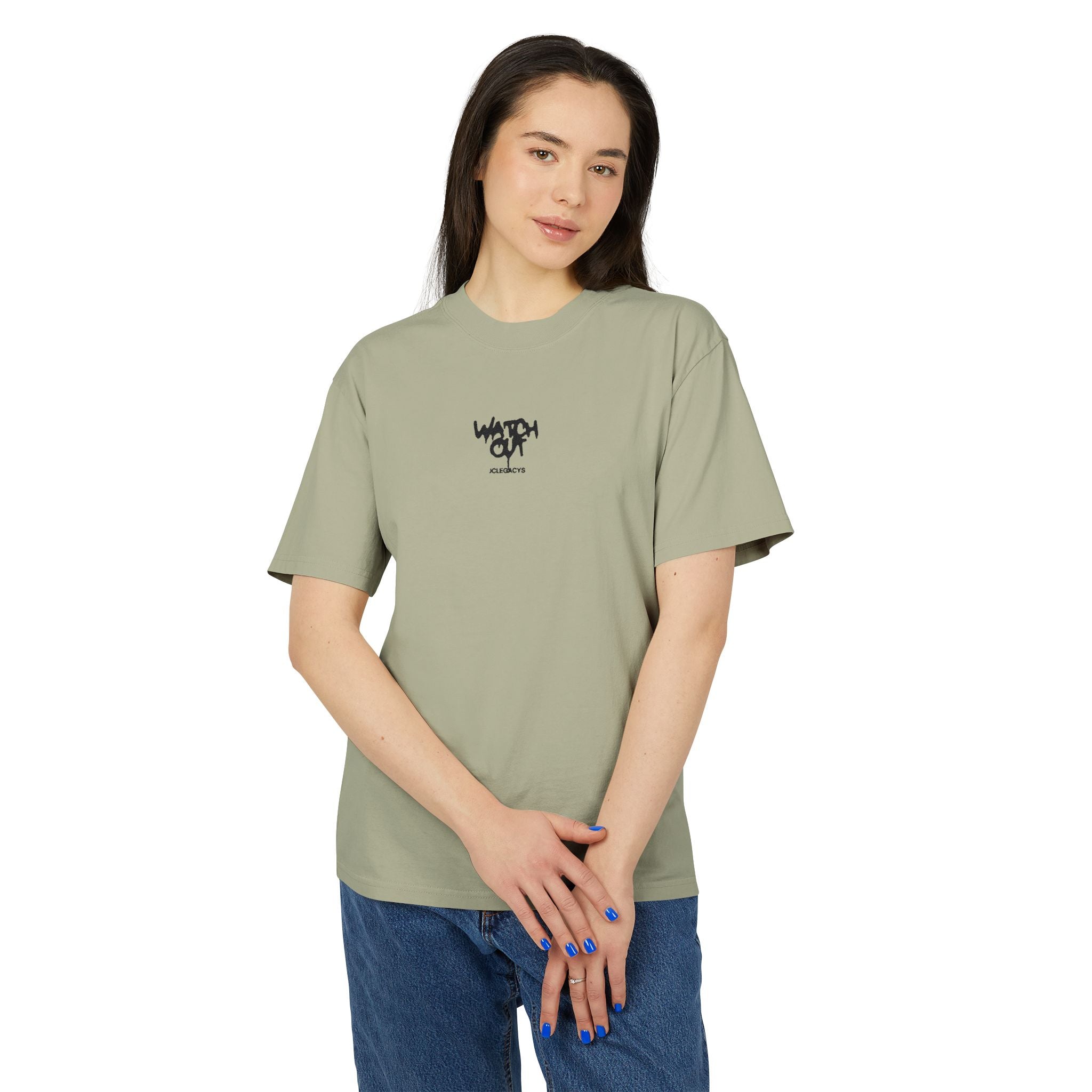 Faded Watch Out short sleeved T-shirt