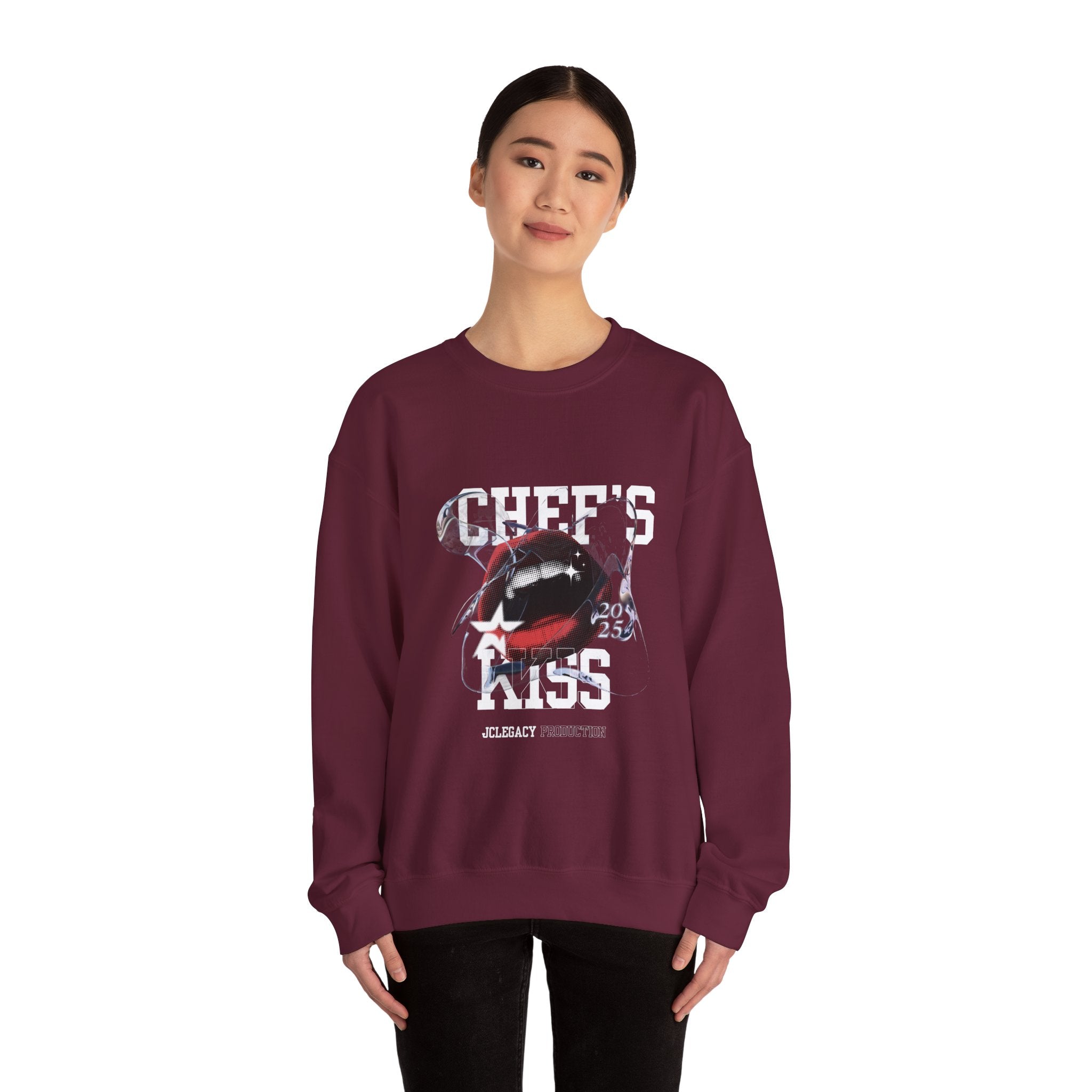 'Chef's Kiss' Unisex Crewneck Sweatshirt Graphic Pullover