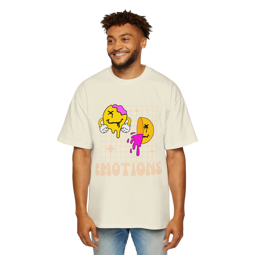 Summer emotions oversized heavy T-shirt