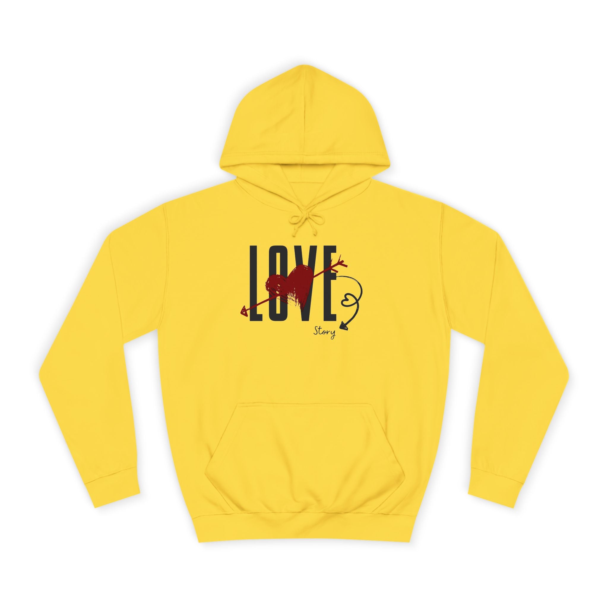 Love Heart Arrow Hoodie – Romantic College Pullover