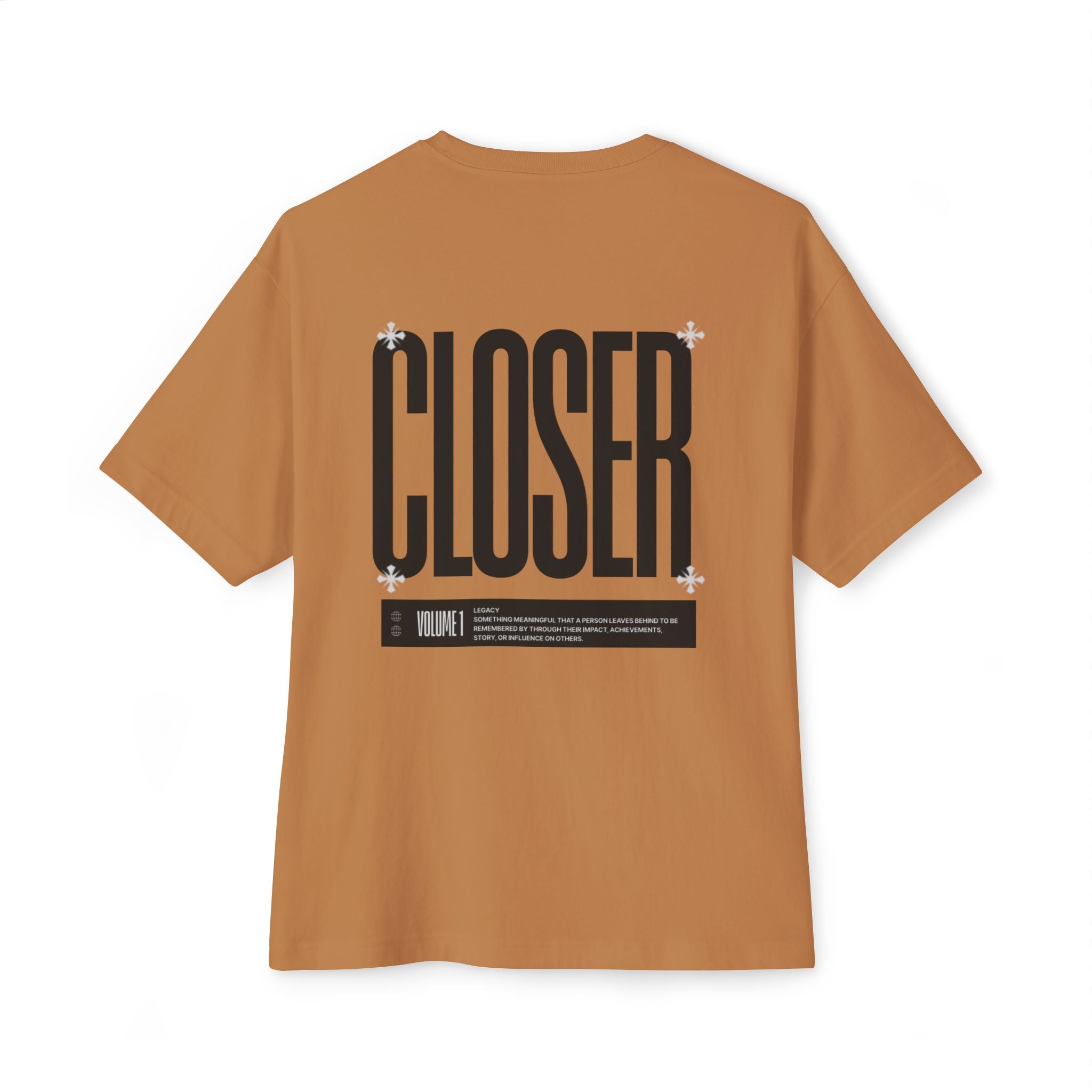 Closer Graphic Tee — Oversized Boxy Pink T‑Shirt