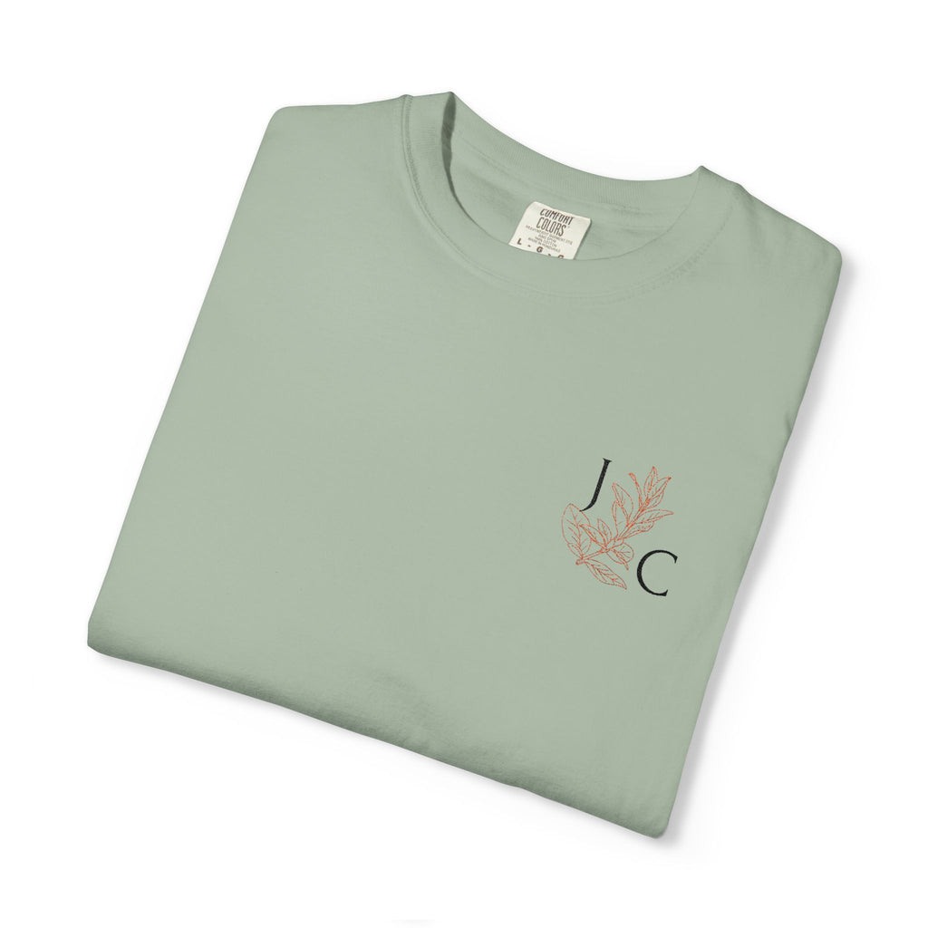 JC's Flower embordered T‑Shirt