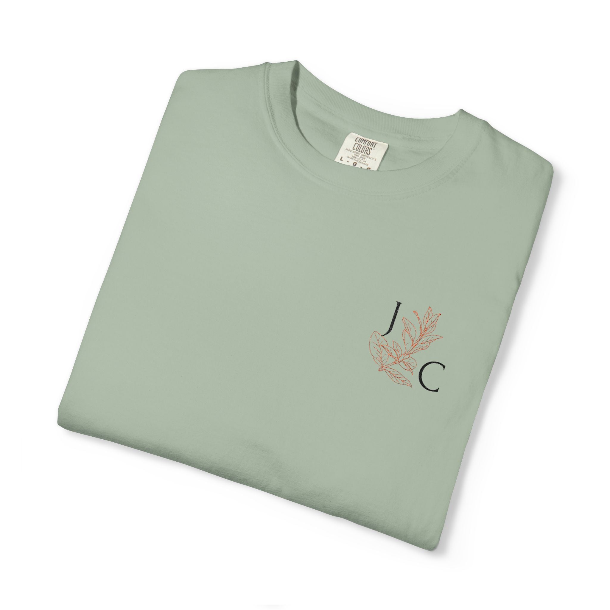 JC's Flower embordered T‑Shirt