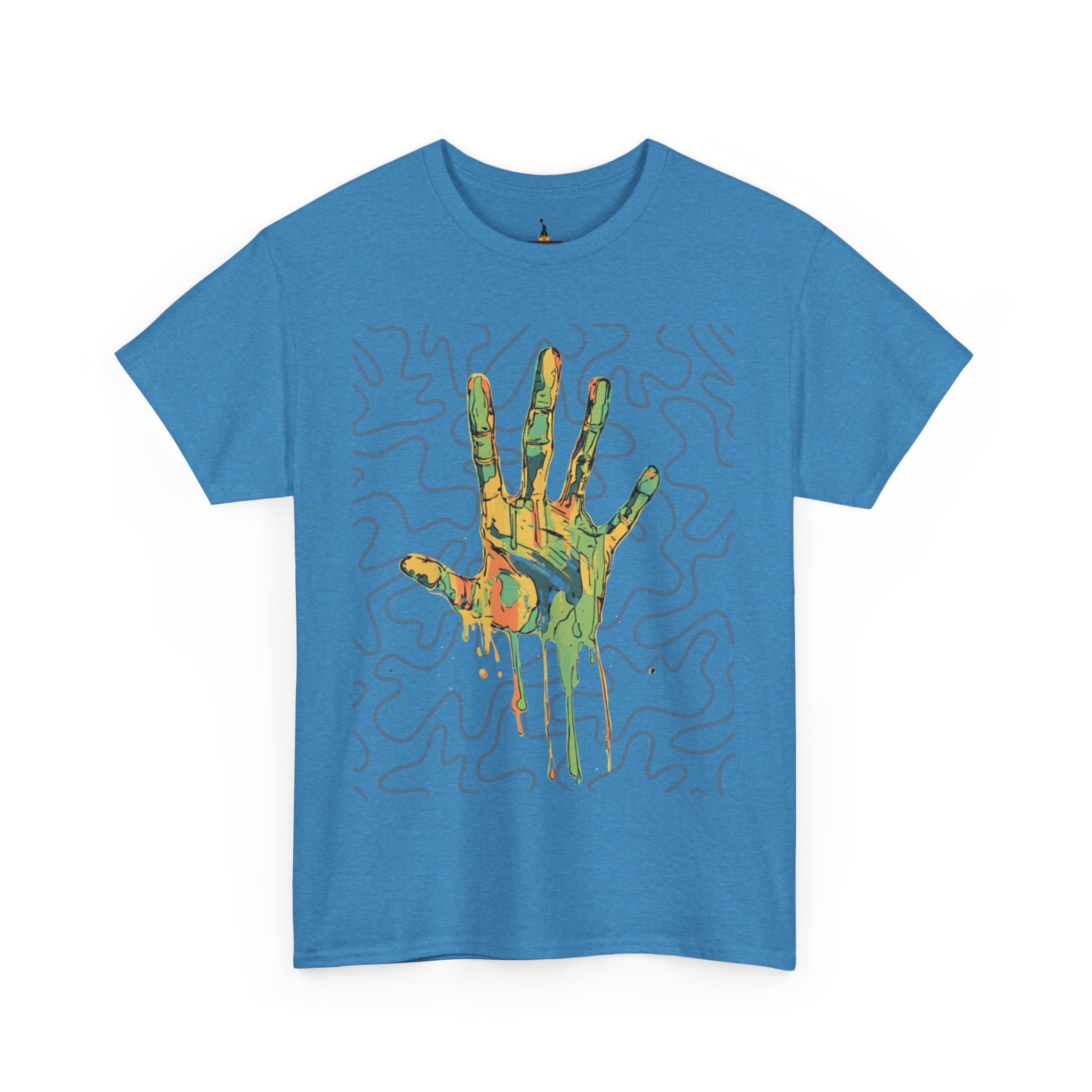 Vibrant Hand Art Tee 1
