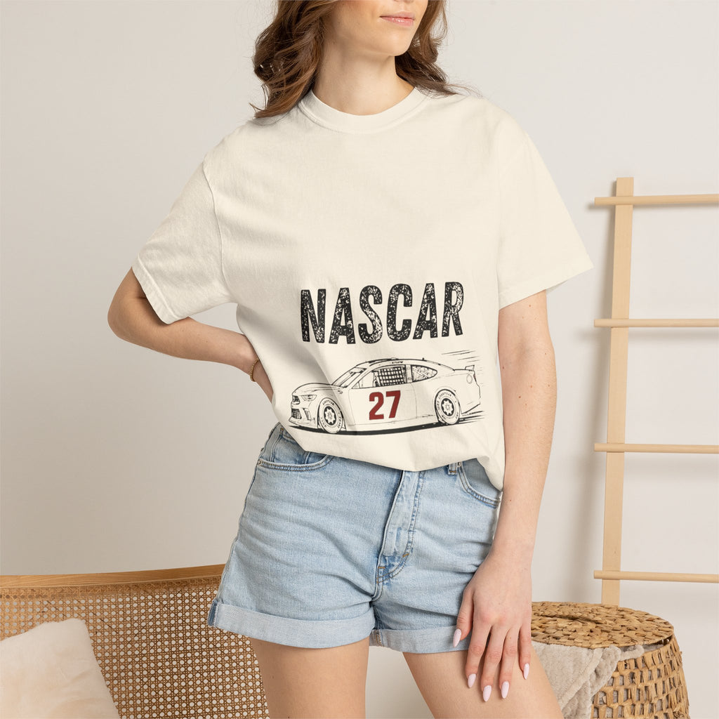 NASCAR Vintage Race Car T-Shirt — Number 27 Graphic Tee