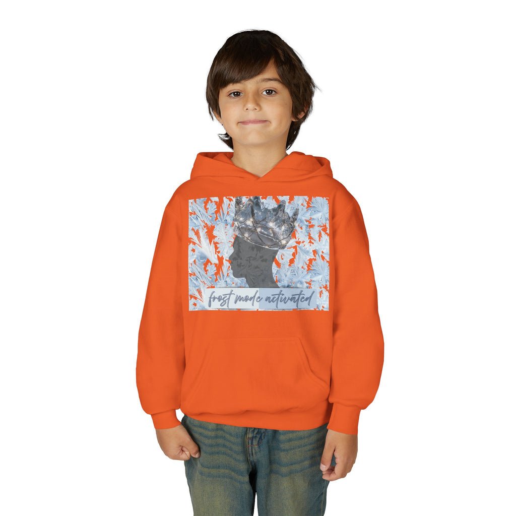 Youth Hoodie — "Frost Mode Activated" Graphic Sweatshirt
