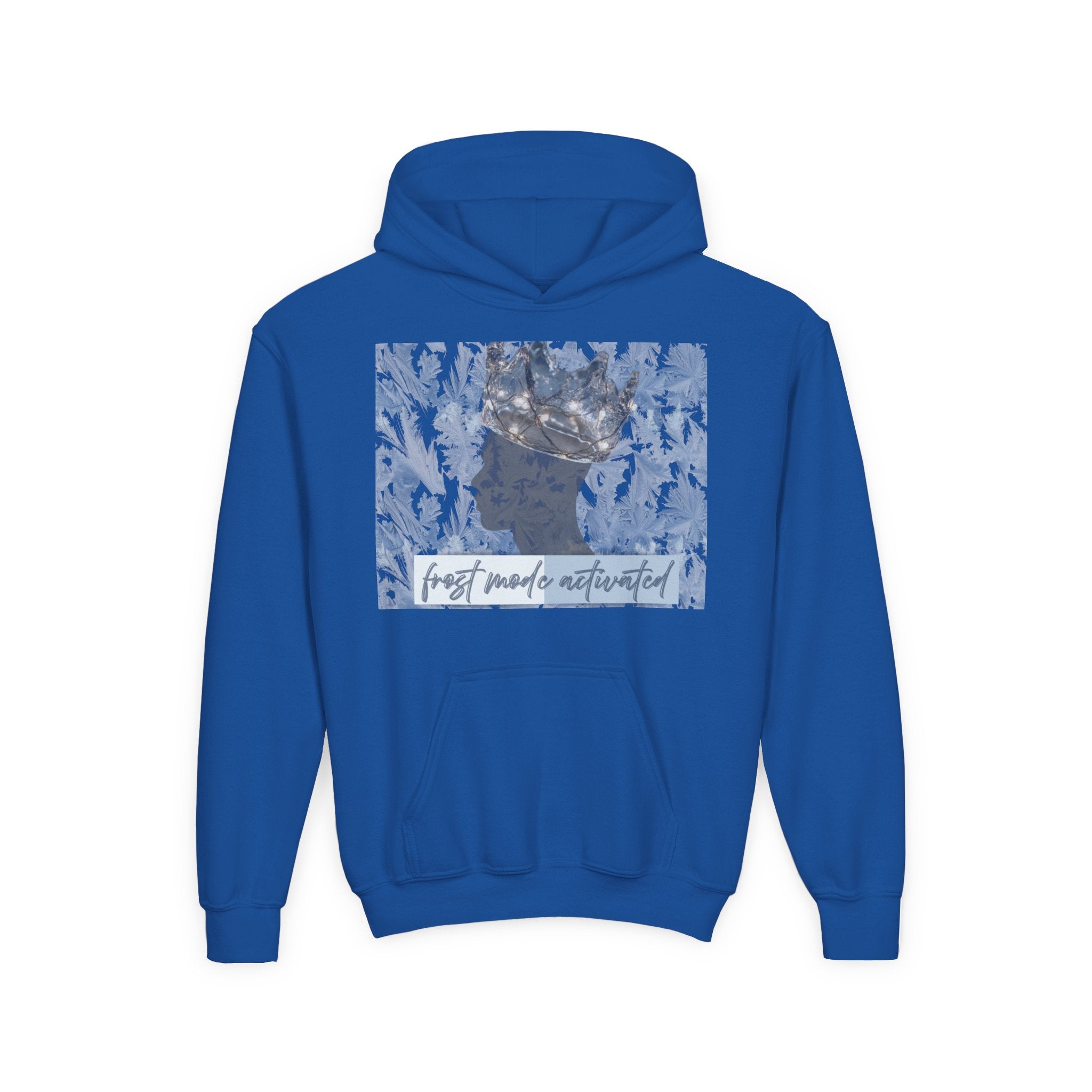 Youth Hoodie — "Frost Mode Activated" Graphic Sweatshirt