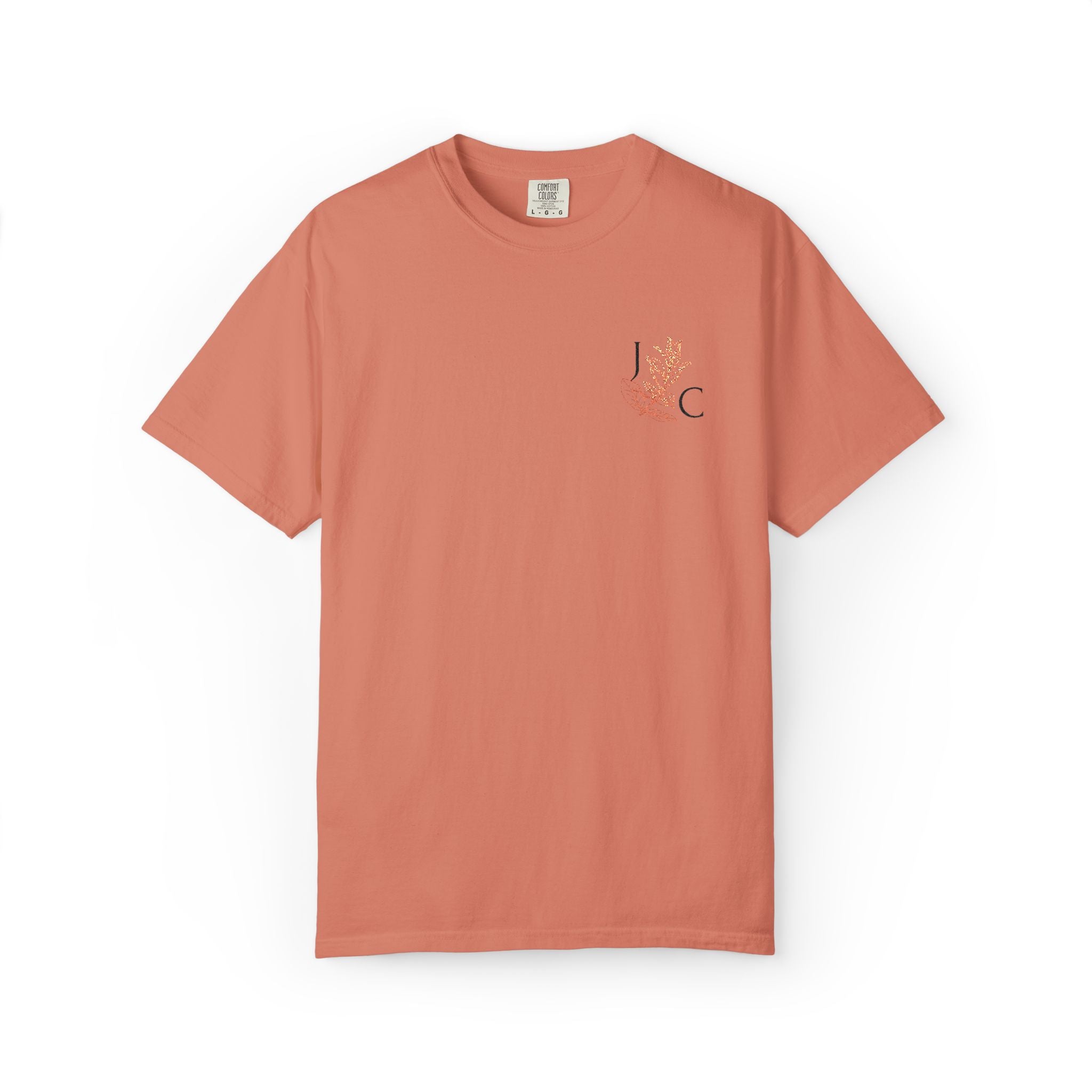 JC's Flower embordered T‑Shirt