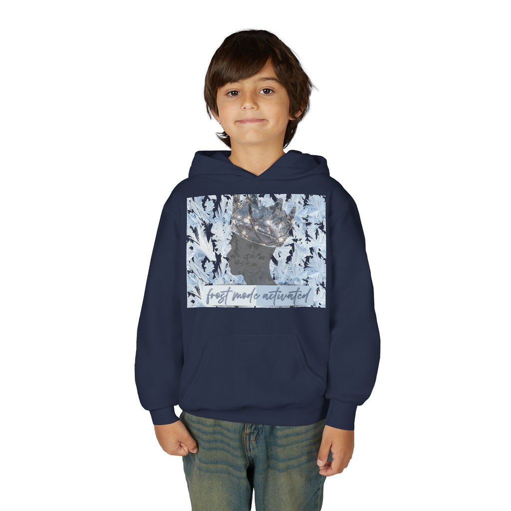 Youth Hoodie — "Frost Mode Activated" Graphic Sweatshirt