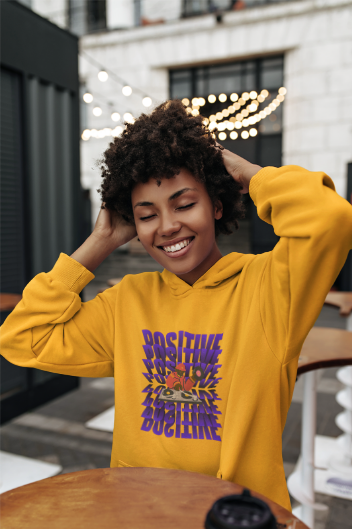 Unisex Positive Vibes Hoodie