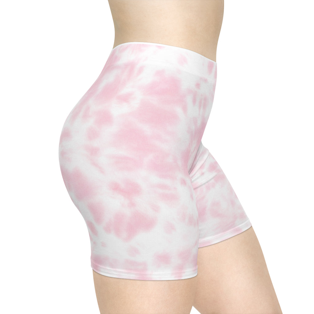 Trendy Tie-Dye Biker Shorts