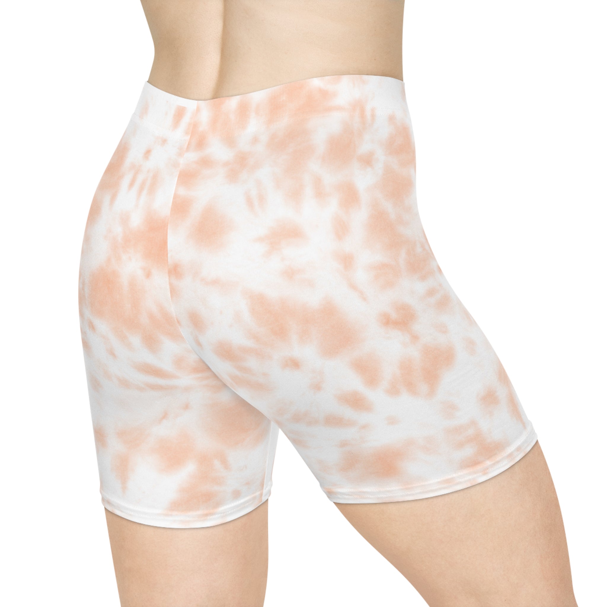 Trendy Women's Tie-Dye Biker Shorts