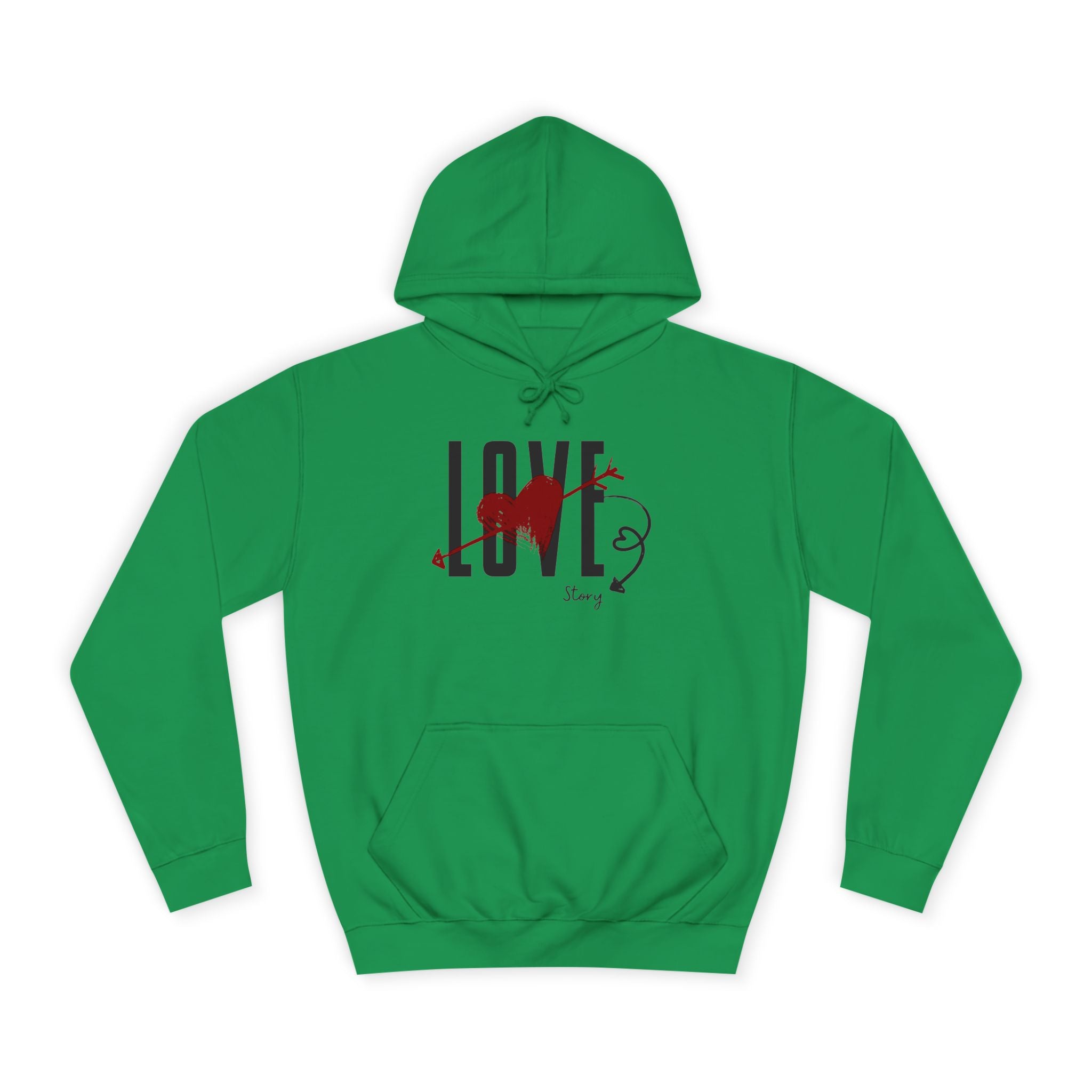 Love Heart Arrow Hoodie – Romantic College Pullover