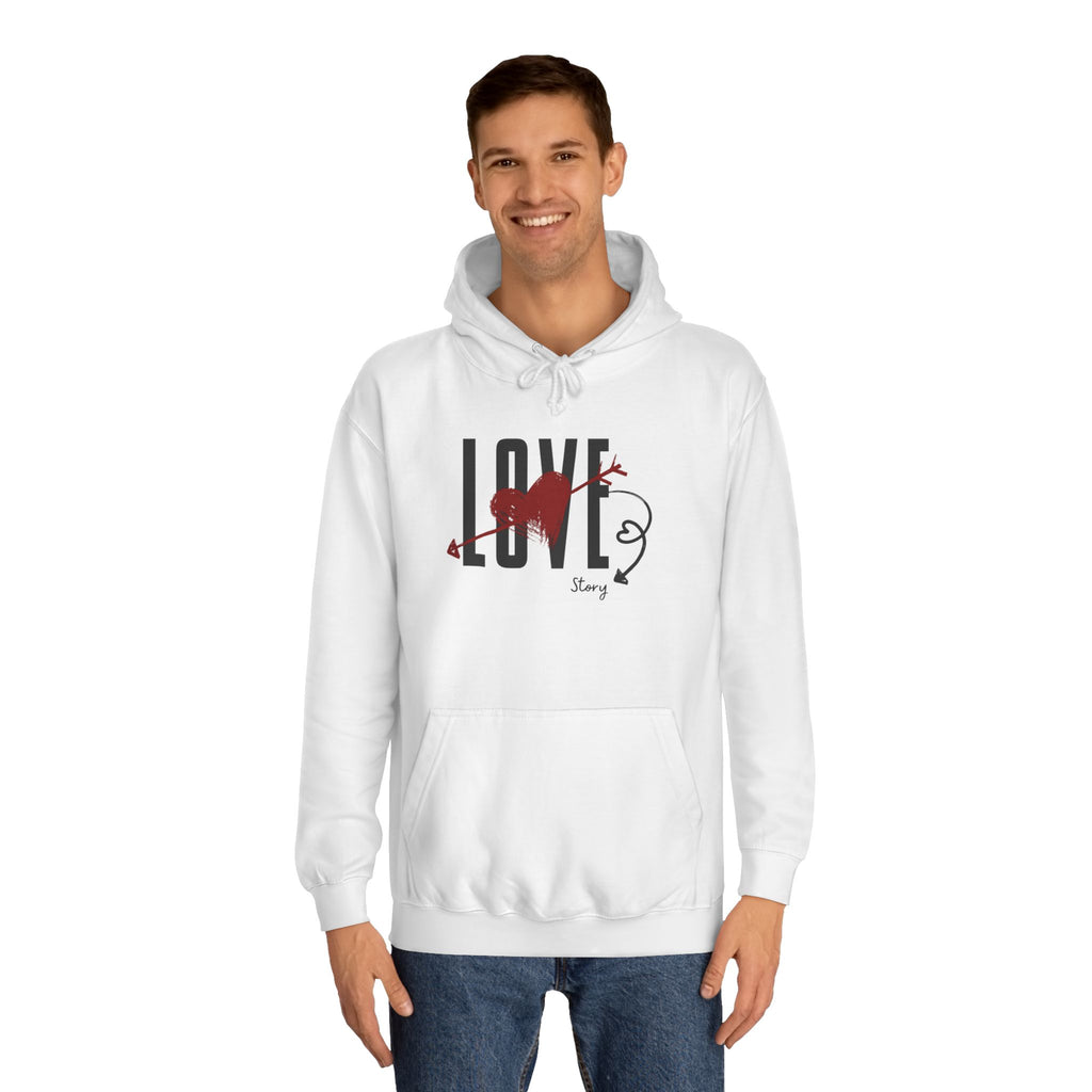 Love Heart Arrow Hoodie – Romantic College Pullover