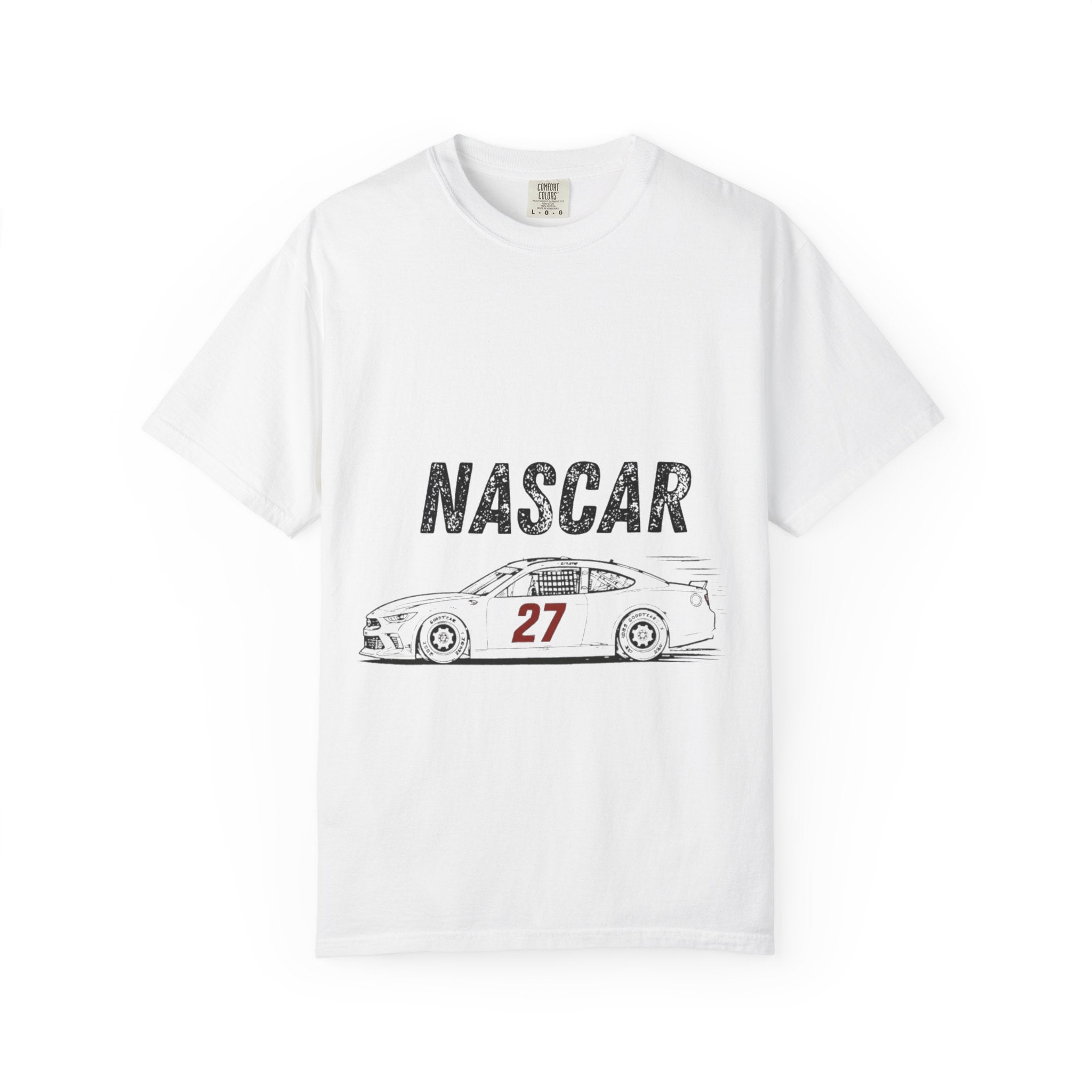NASCAR Vintage Race Car T-Shirt — Number 27 Graphic Tee