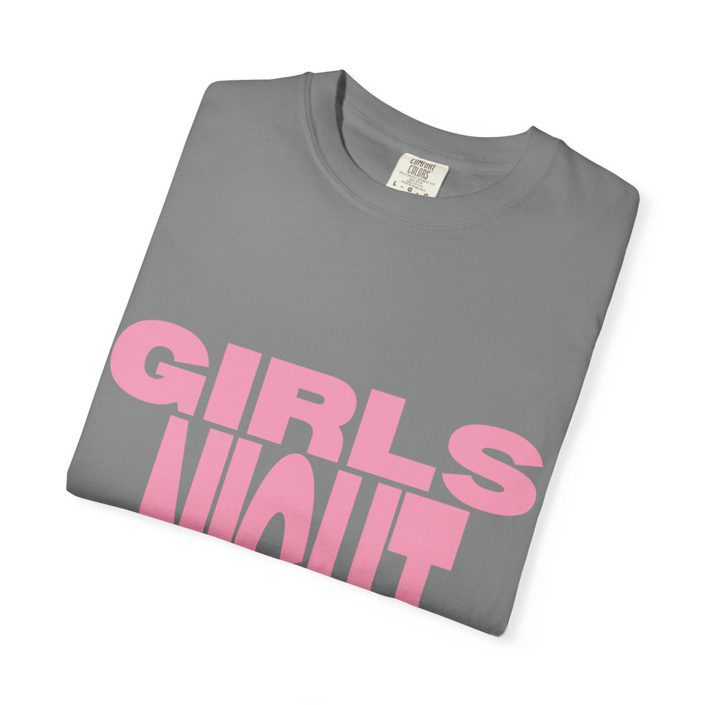 Girls Night T-Shirt — Bold Pink Graphic Tee for Bachelorette & Party