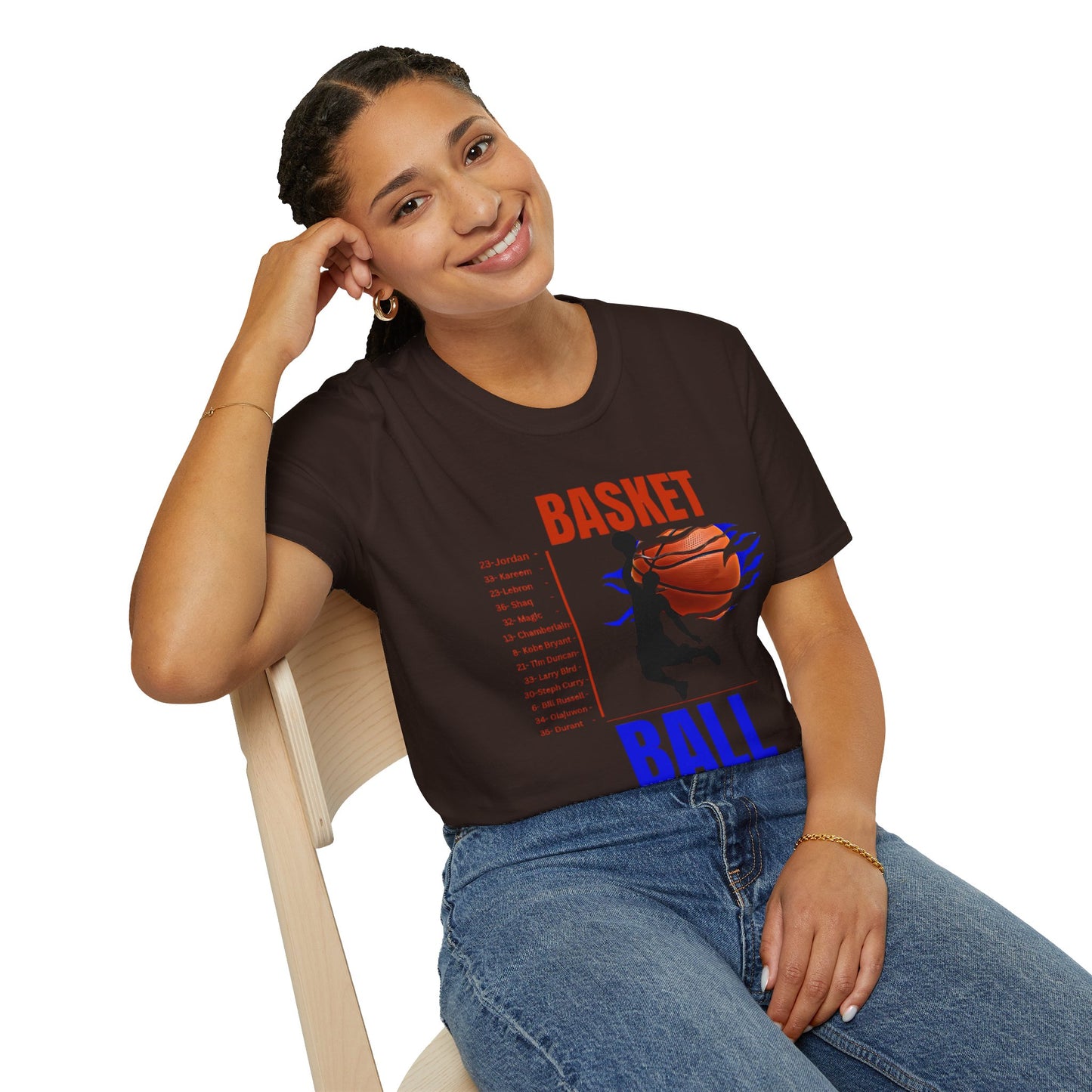 Basketball Greats Adult T-Shirt