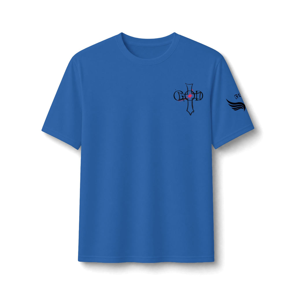 Performance Tee — 'Child' Cross Heart Minimalist Athletic Shirt