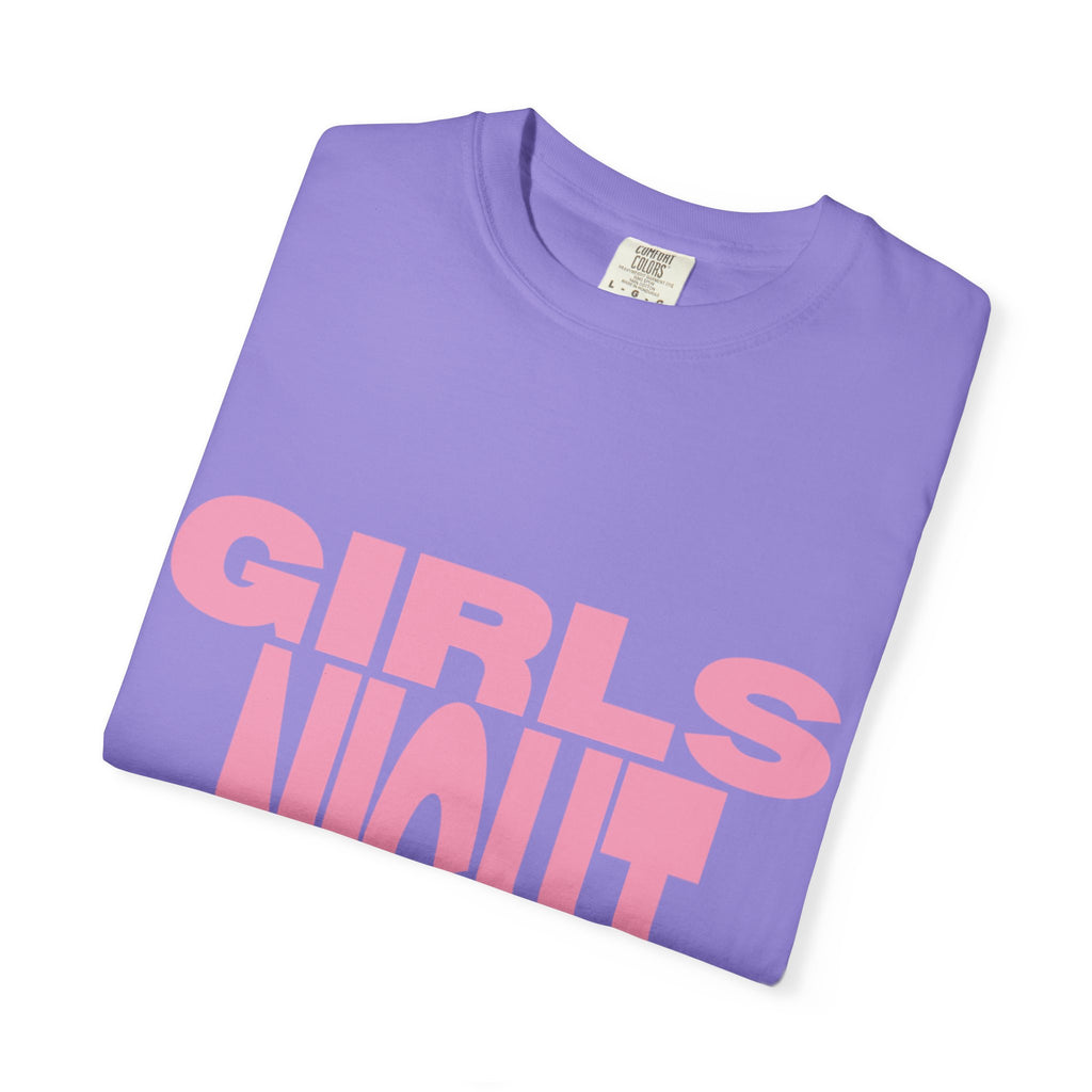 Girls Night T-Shirt — Bold Pink Graphic Tee for Bachelorette & Party