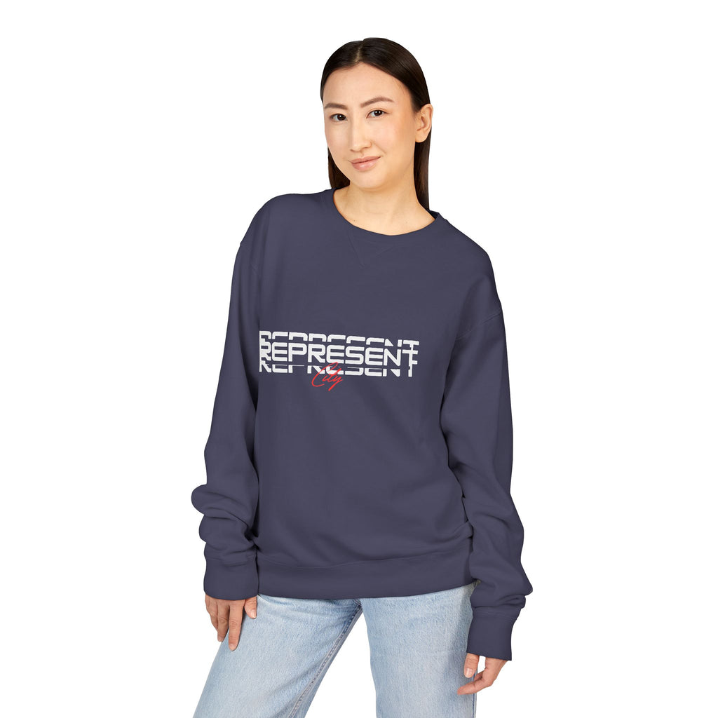 Trendy Unisex Graphic Sweatshirt - Represent Crewneck