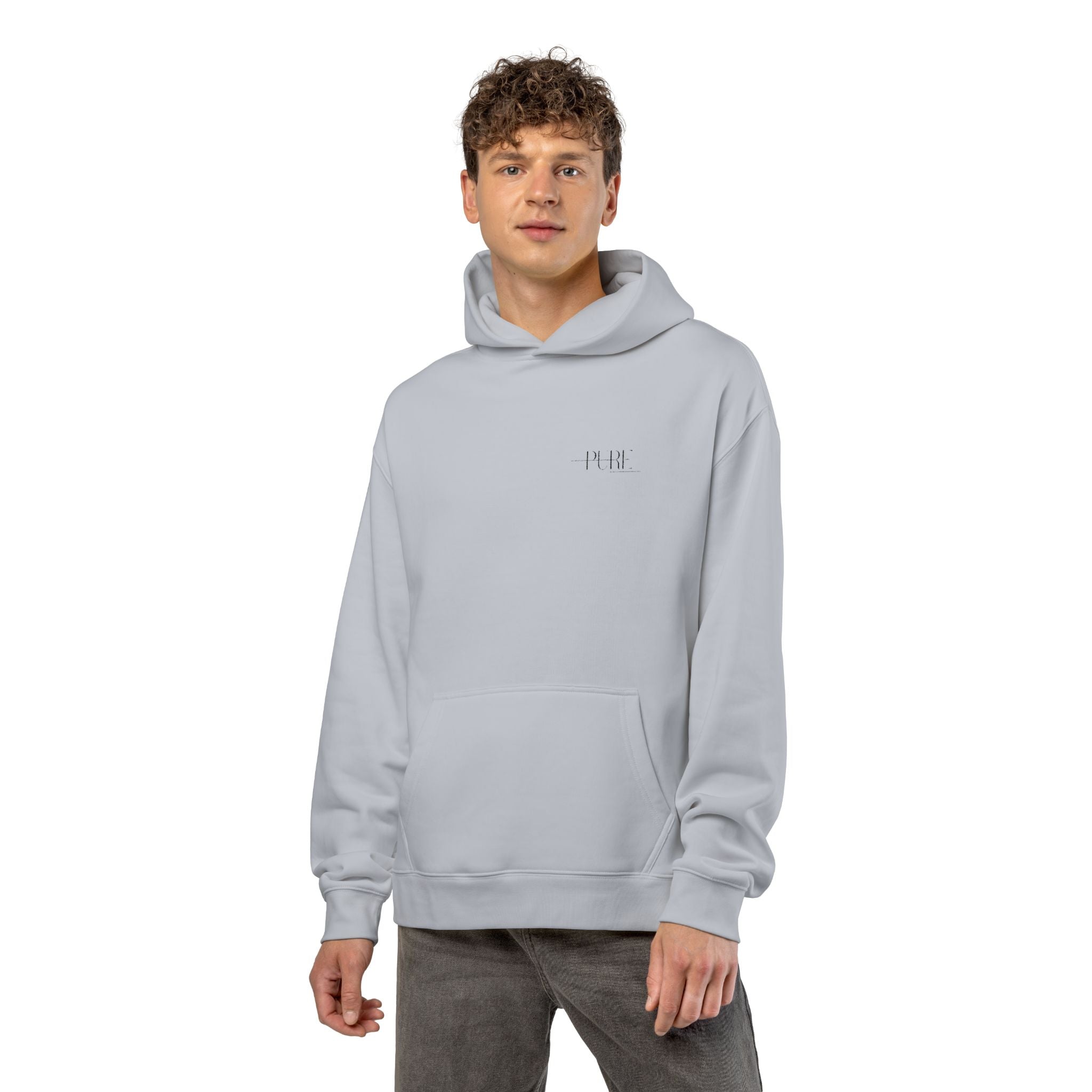 Minimal 'Relax' Embroidered Hoodie — Cozy Casual Pullover
