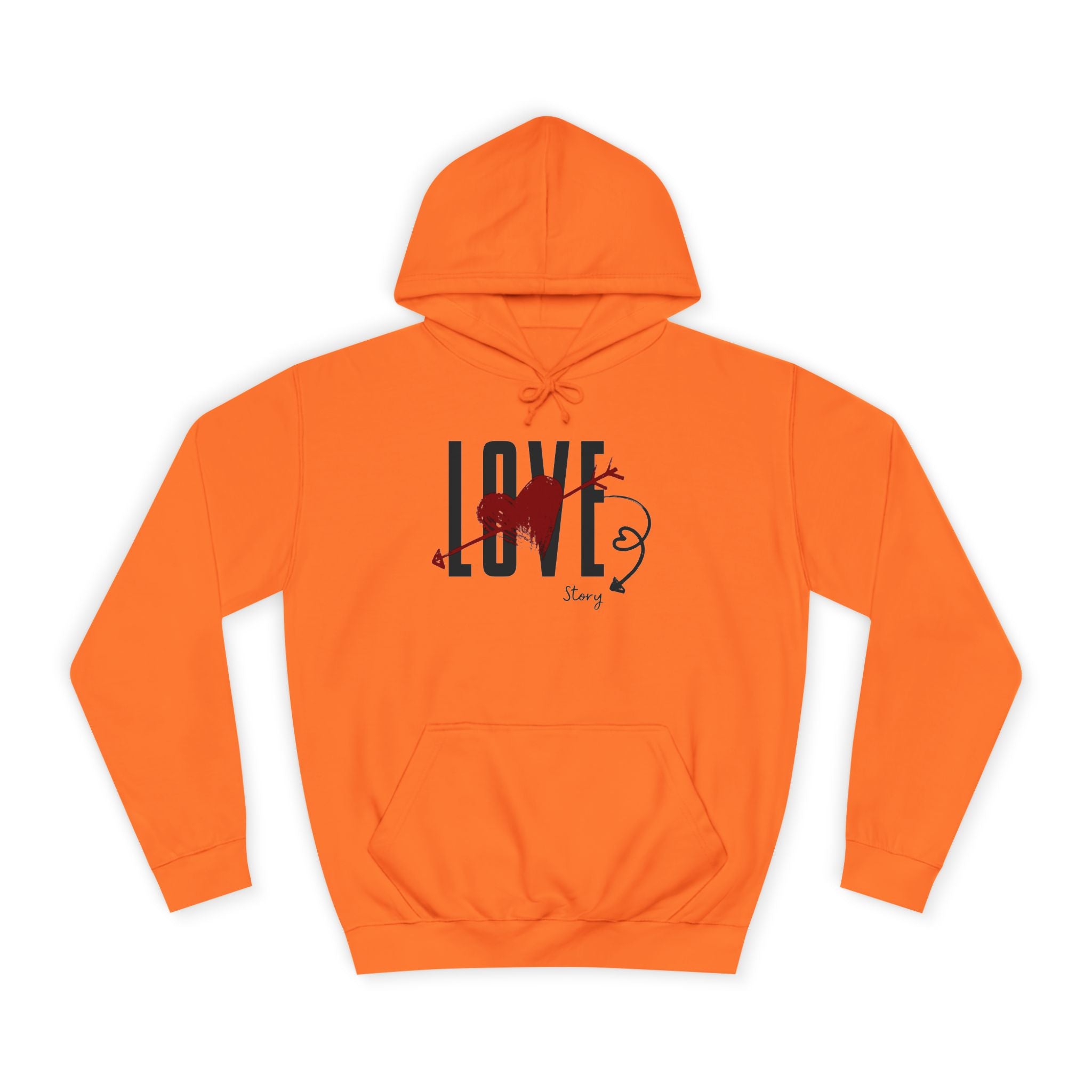 Love Heart Arrow Hoodie – Romantic College Pullover