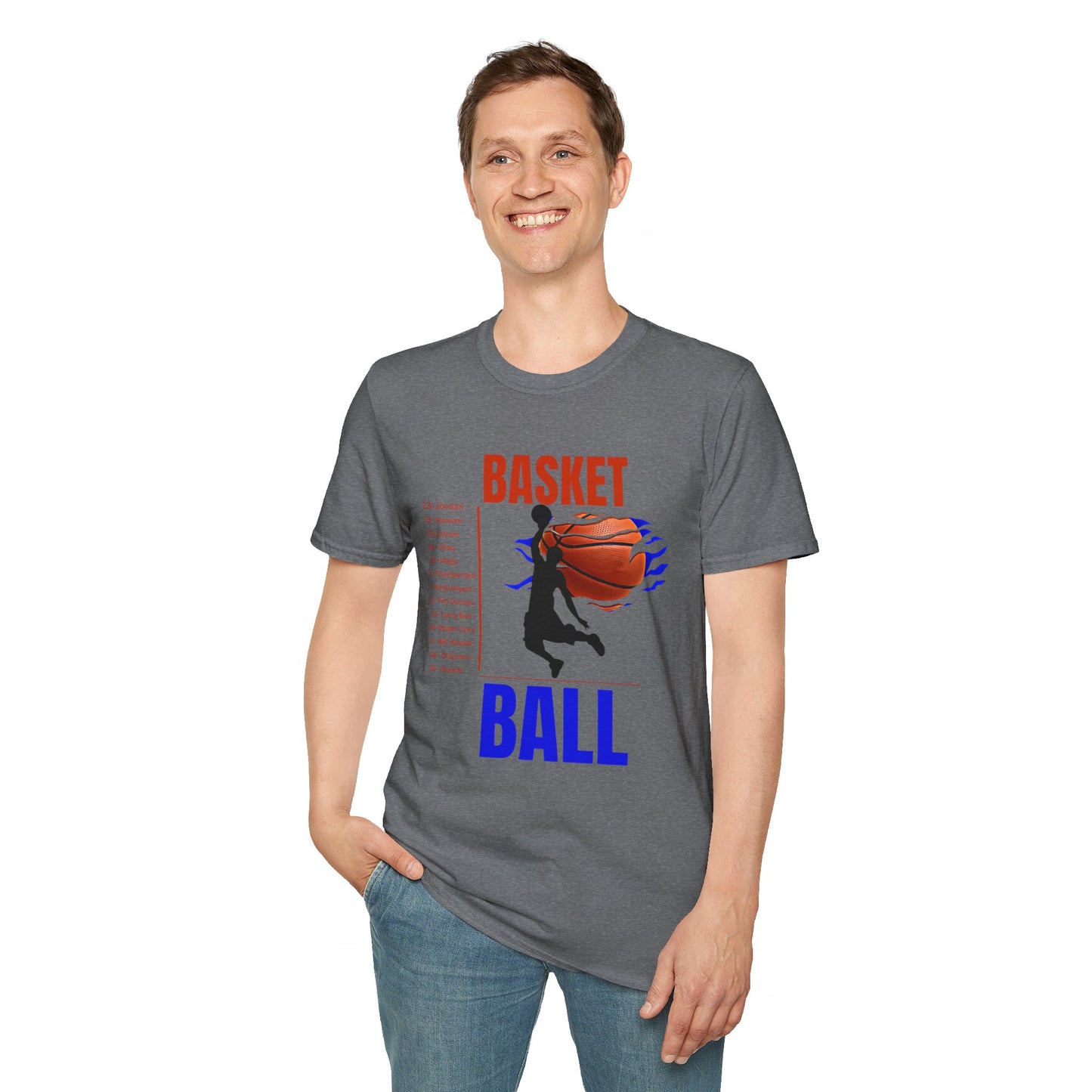 Basketball Greats Adult T-Shirt