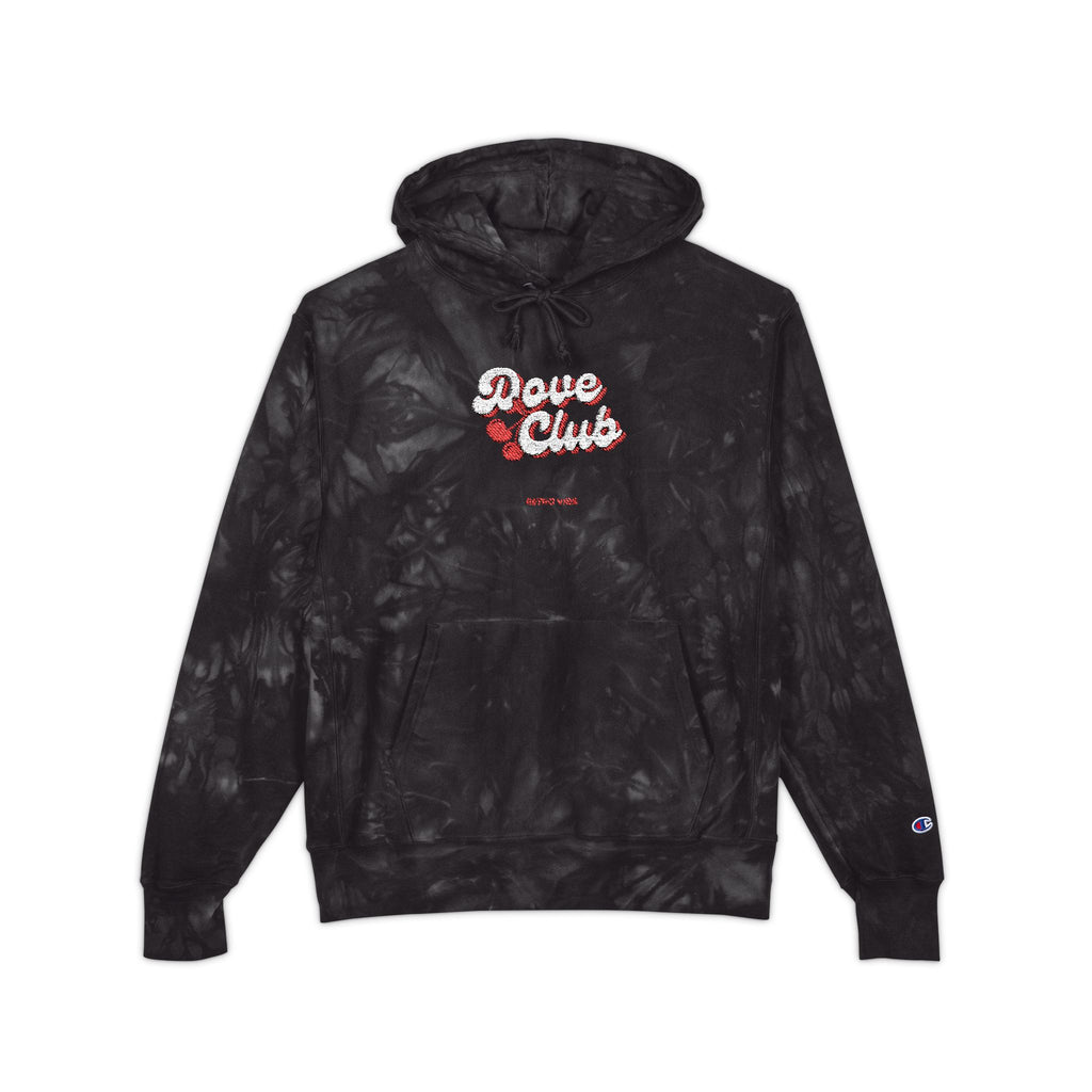 Unisex Tie-Dye Rose Club Hoodie