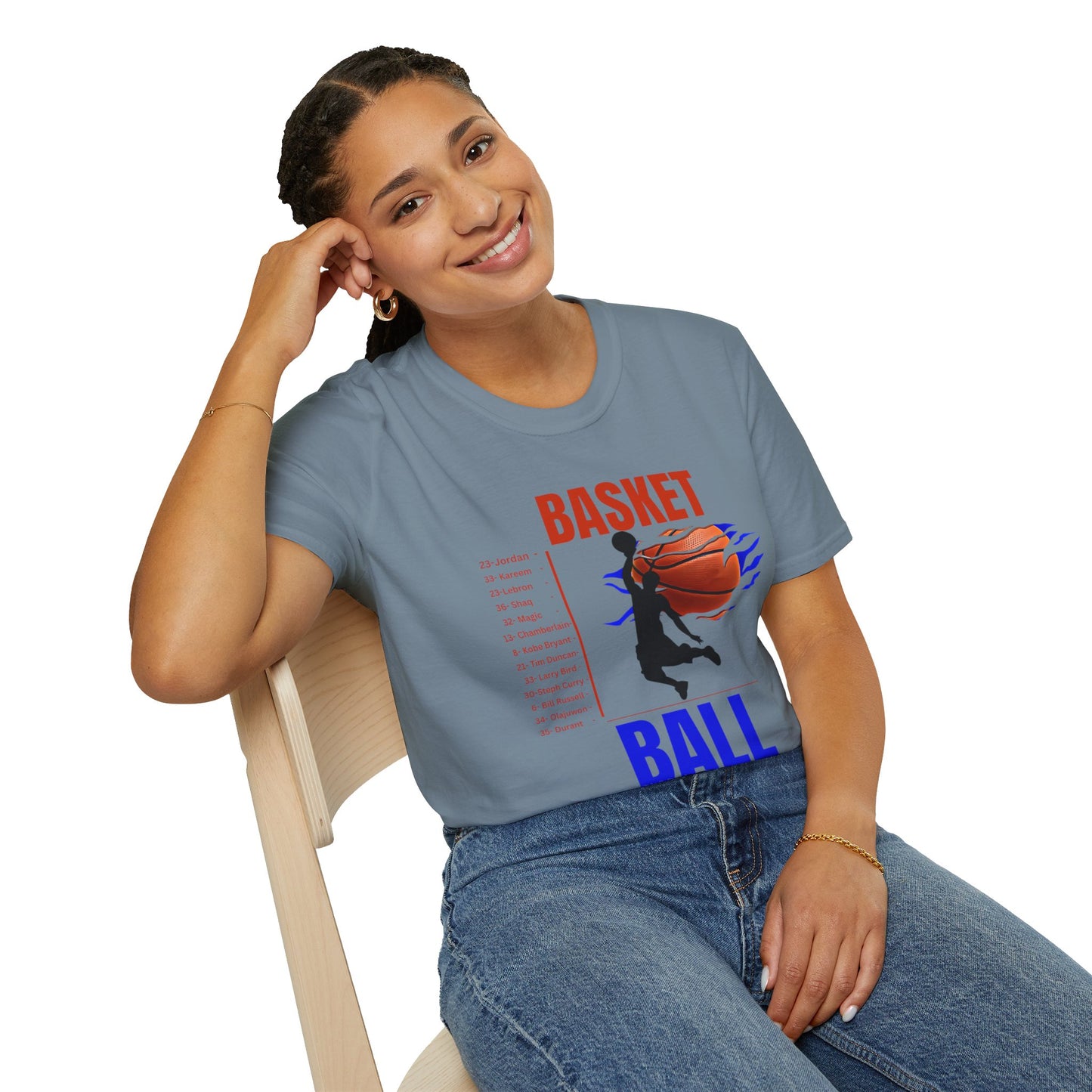 Basketball Greats Adult T-Shirt