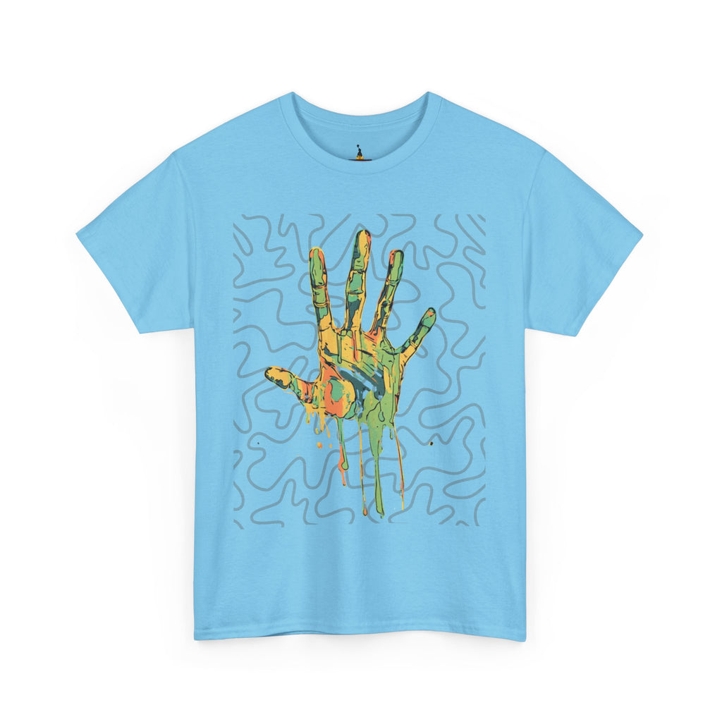 Vibrant Hand Art Tee 1