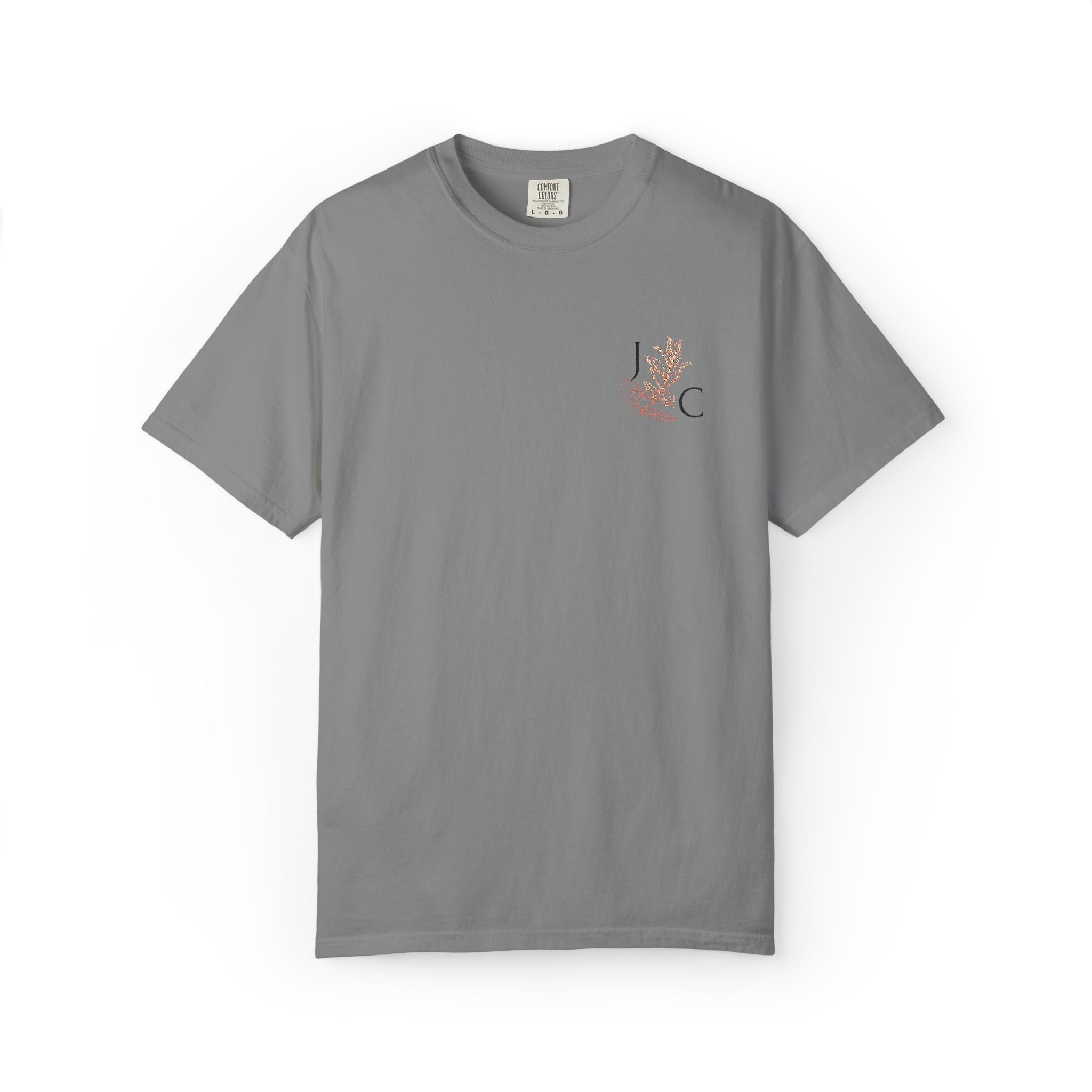 JC's Flower embordered T‑Shirt
