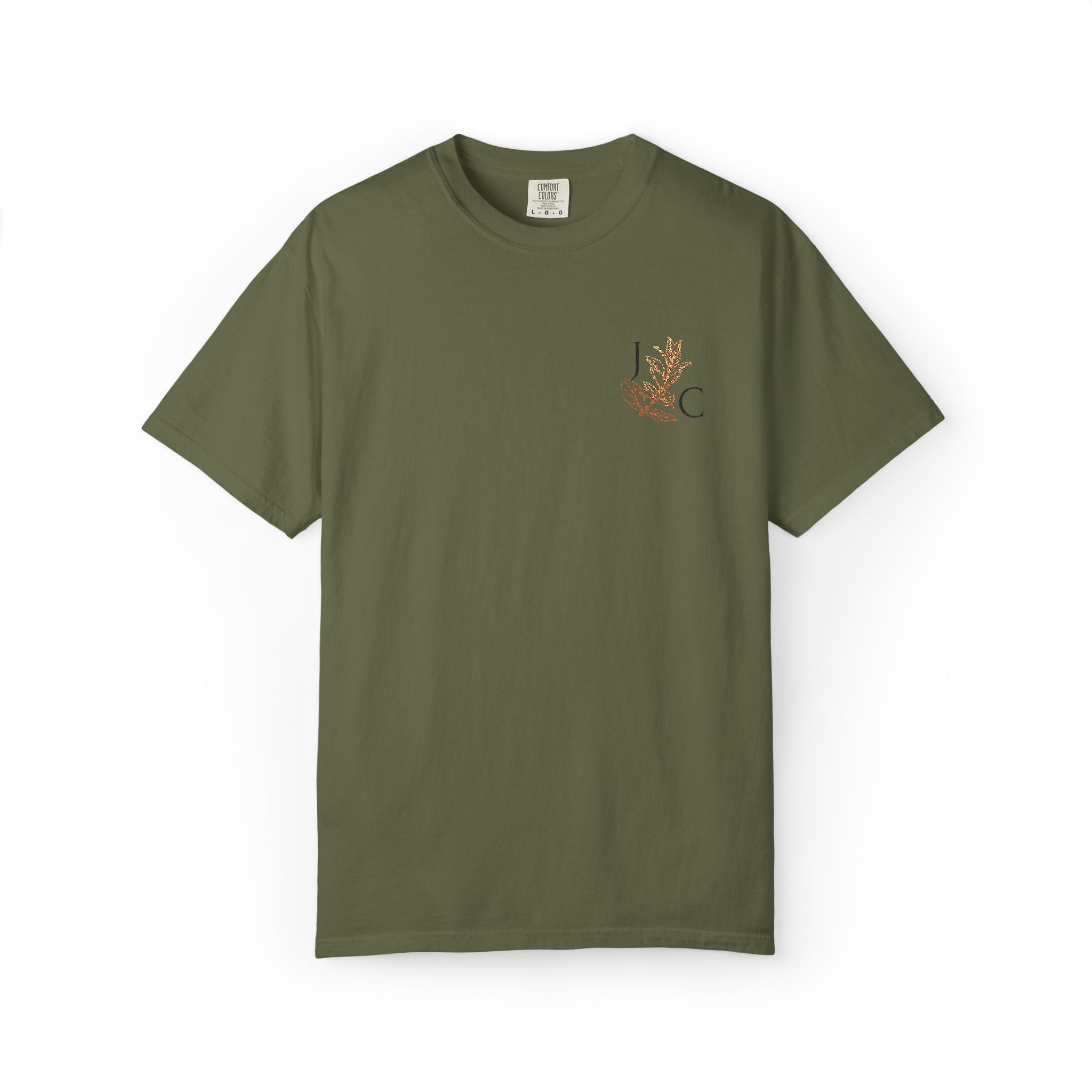 JC's Flower embordered T‑Shirt