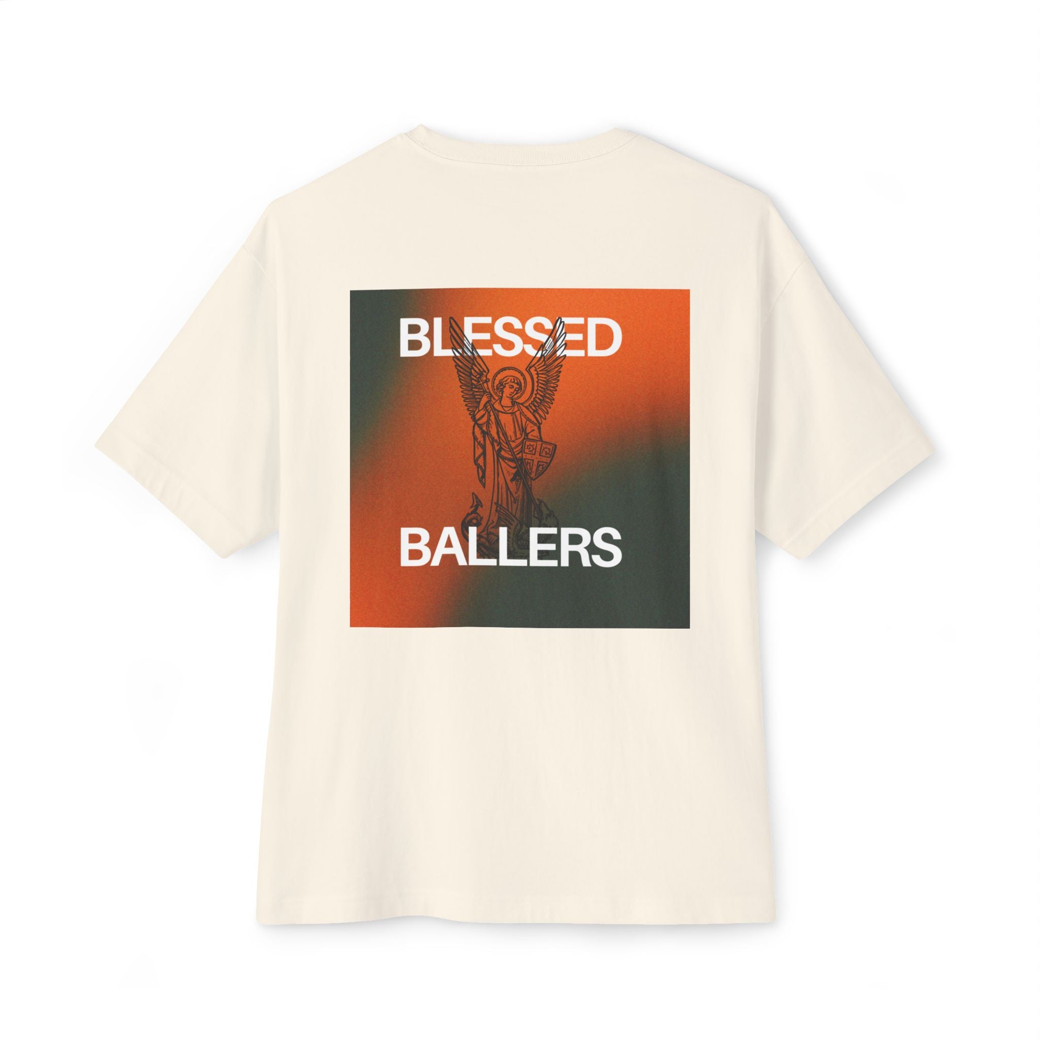 Unisex Oversized Boxy Tee - Blessed Ballers Graphic Shirt