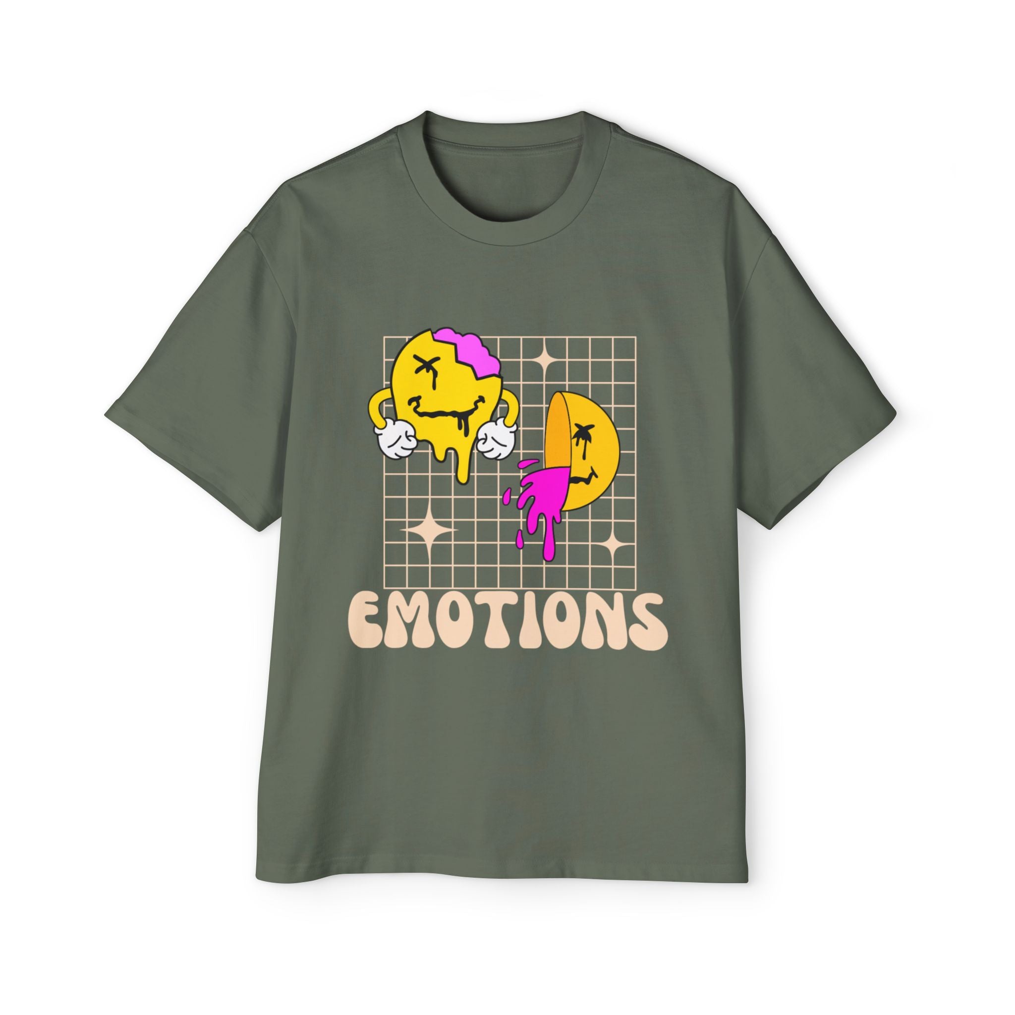 Summer emotions oversized heavy T-shirt