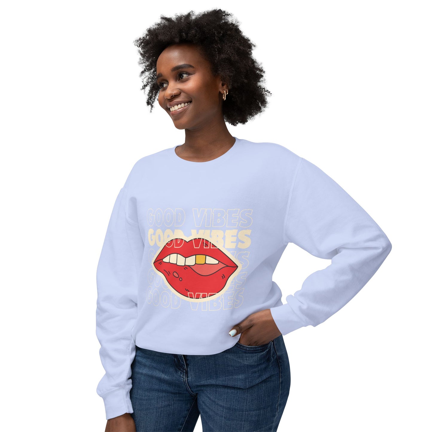 Good Vibes Lightweight Sweatshirt