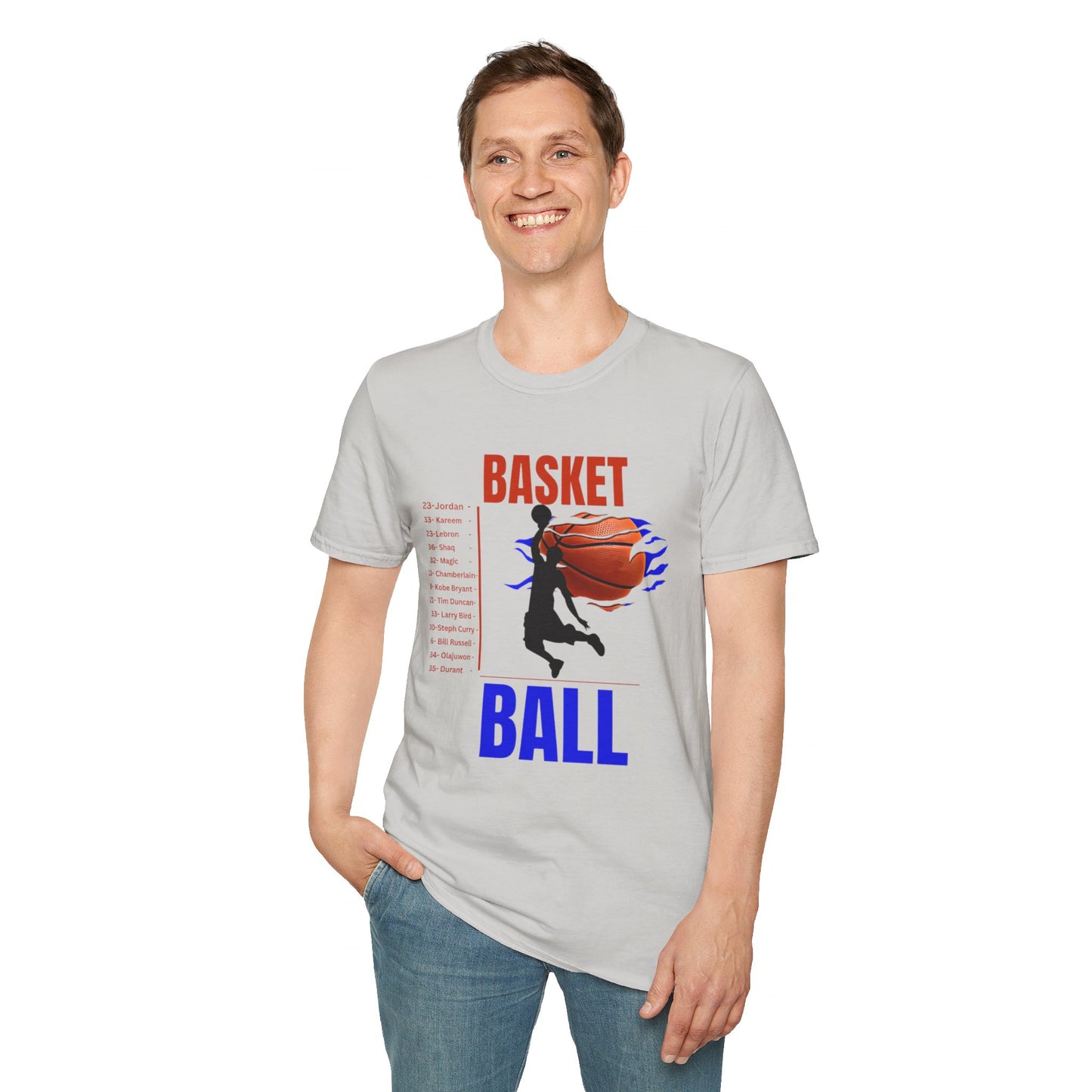 Basketball Greats Adult T-Shirt