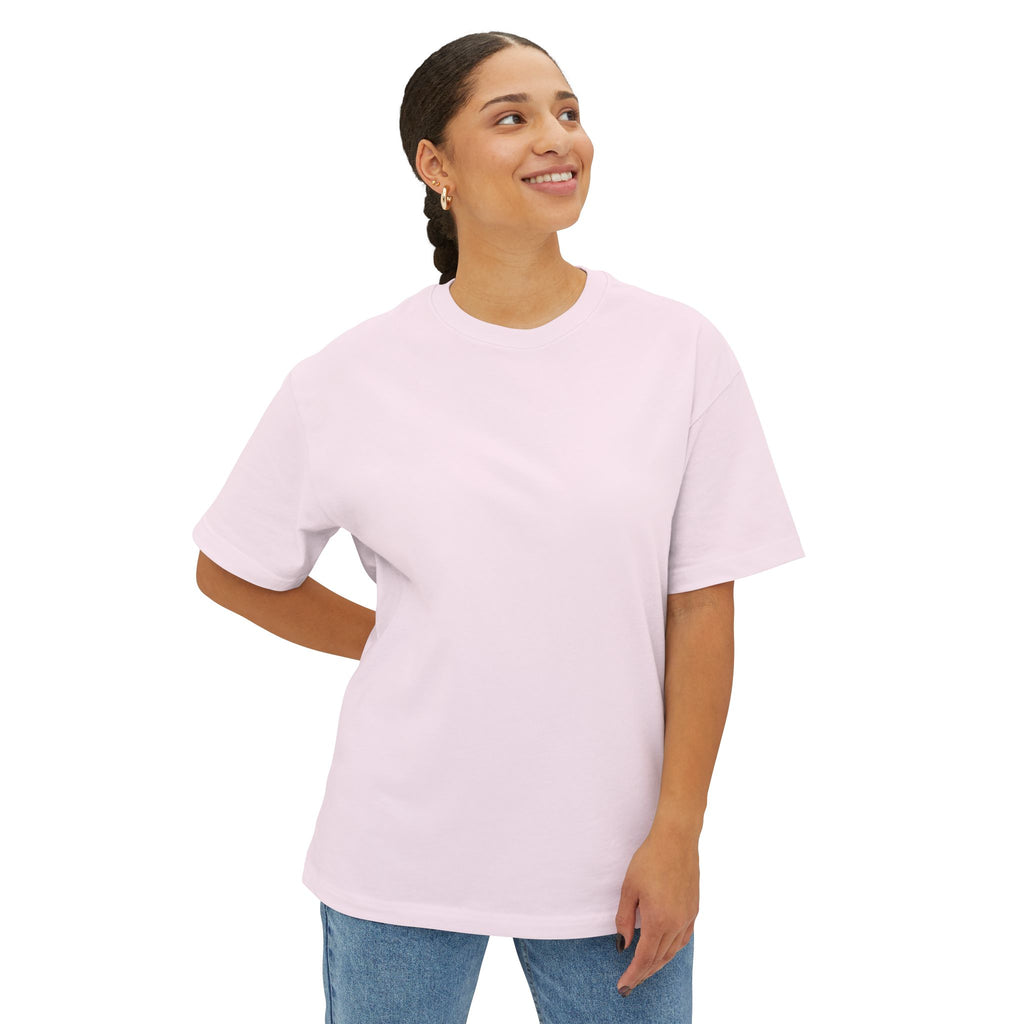 Closer Graphic Tee — Oversized Boxy Pink T‑Shirt