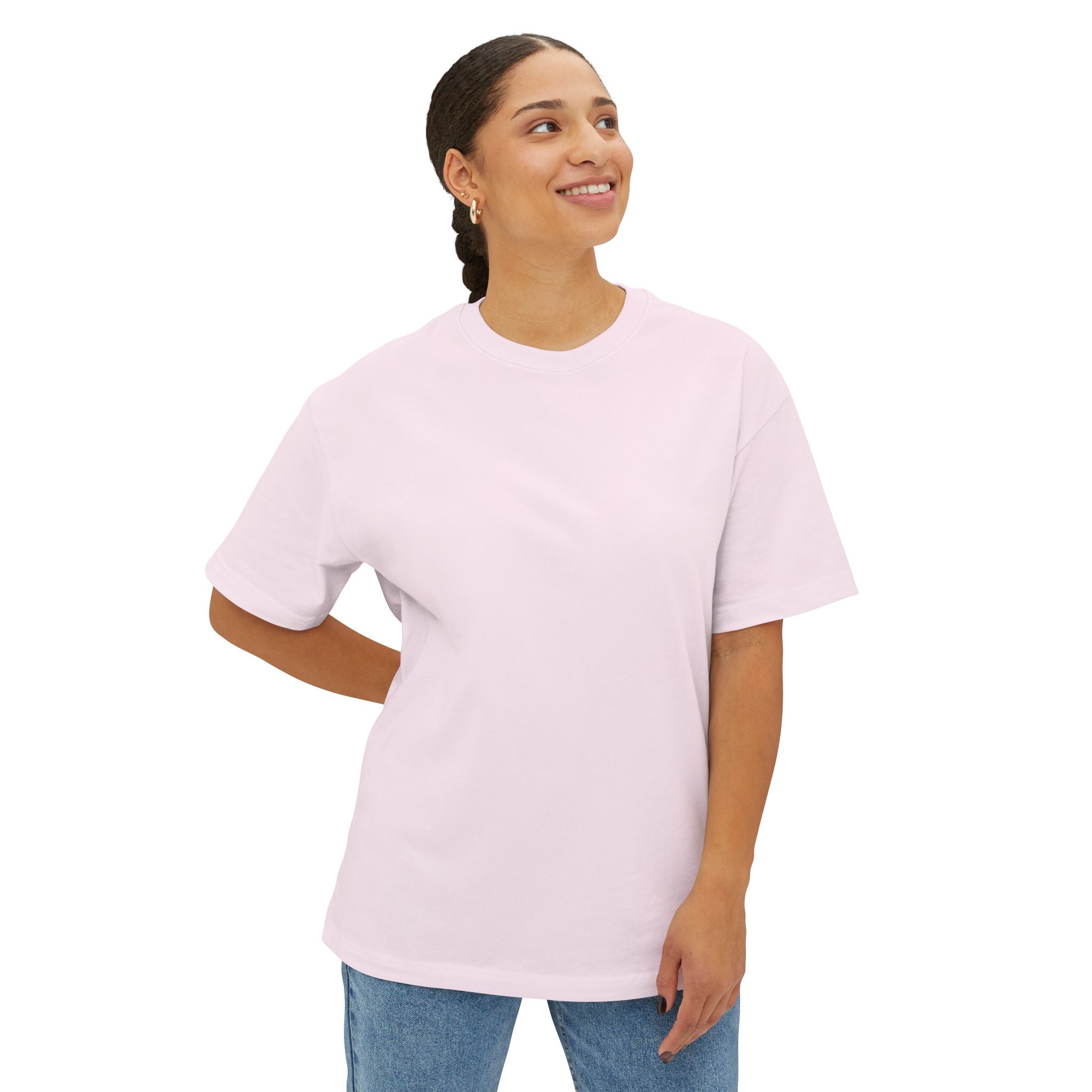 Closer Graphic Tee — Oversized Boxy Pink T‑Shirt