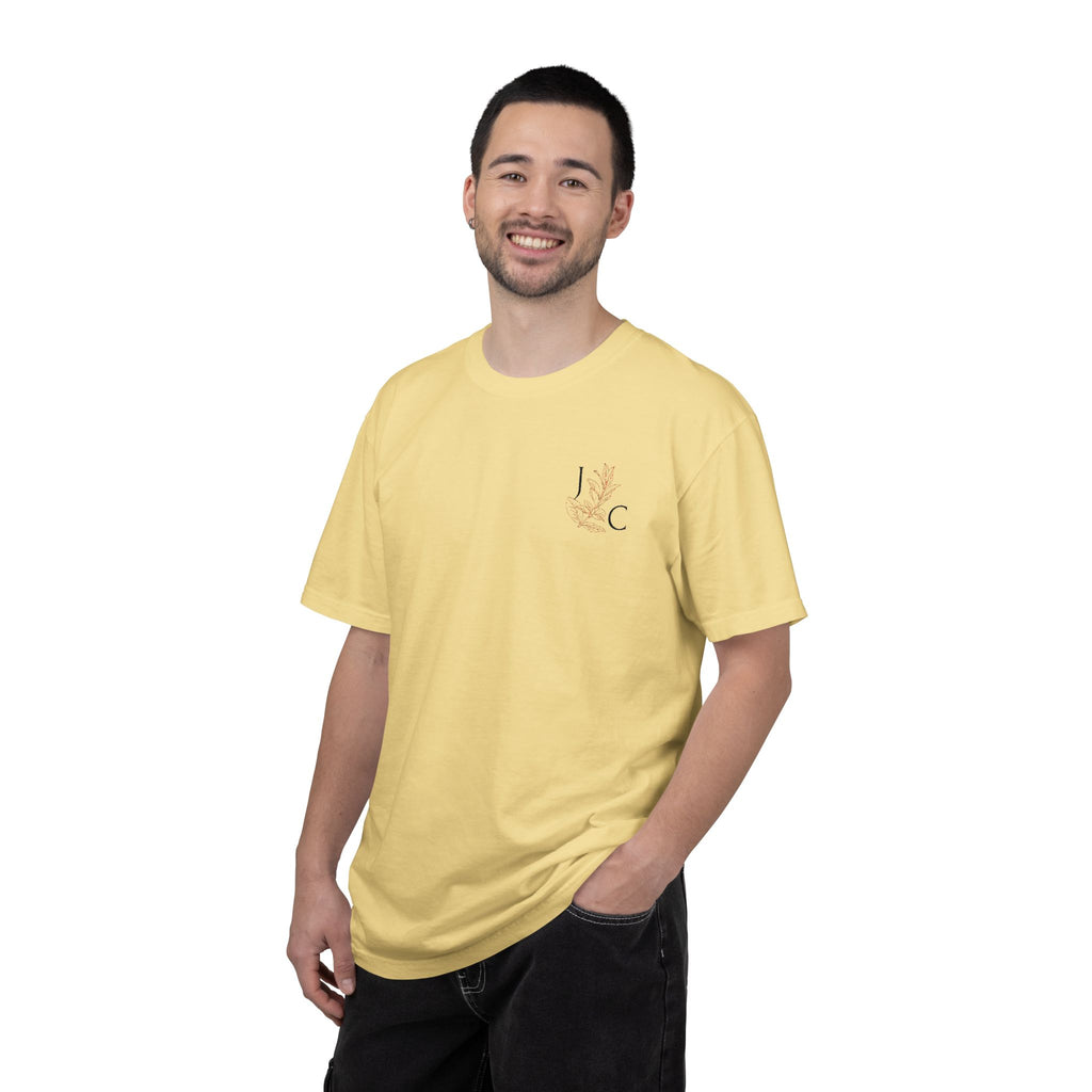 JC's Flower embordered T‑Shirt