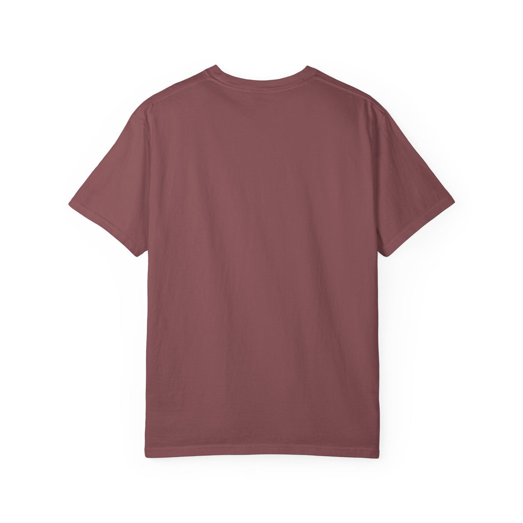 Lip Print Moon Phases T-Shirt — Retro Gold Stars Graphic Tee