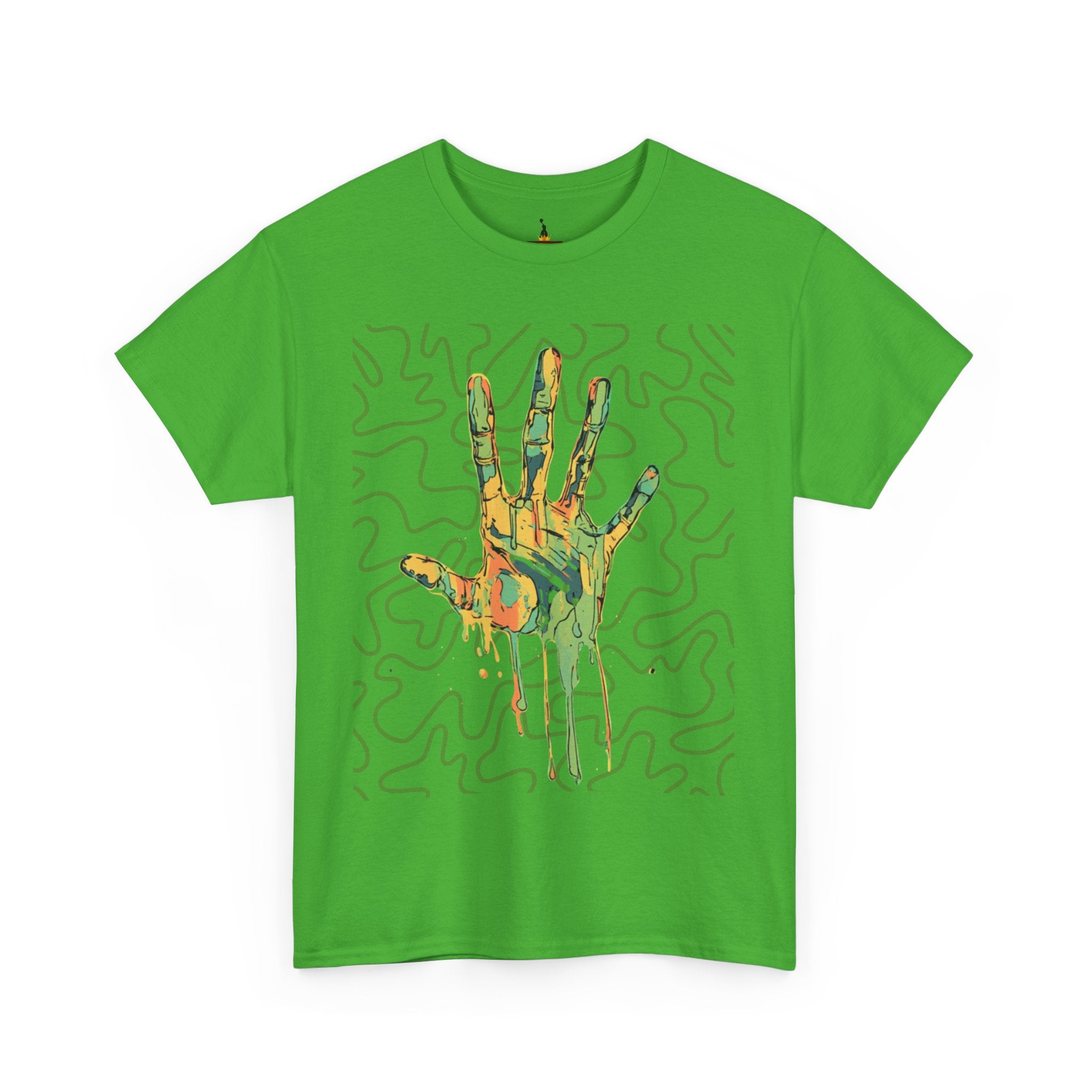 Vibrant Hand Art Tee 1